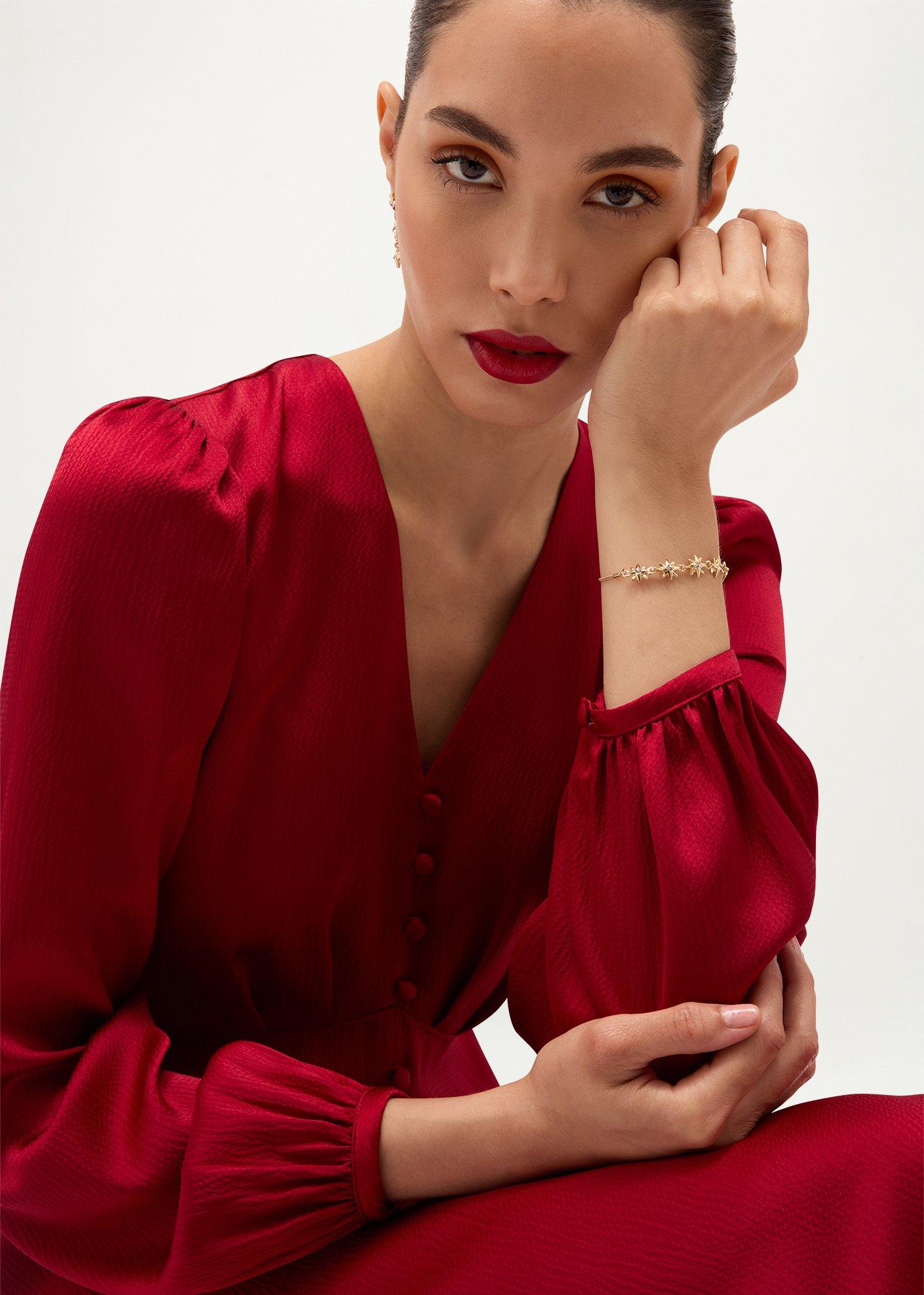 Sabrina Bracelet, Gold, hi-res