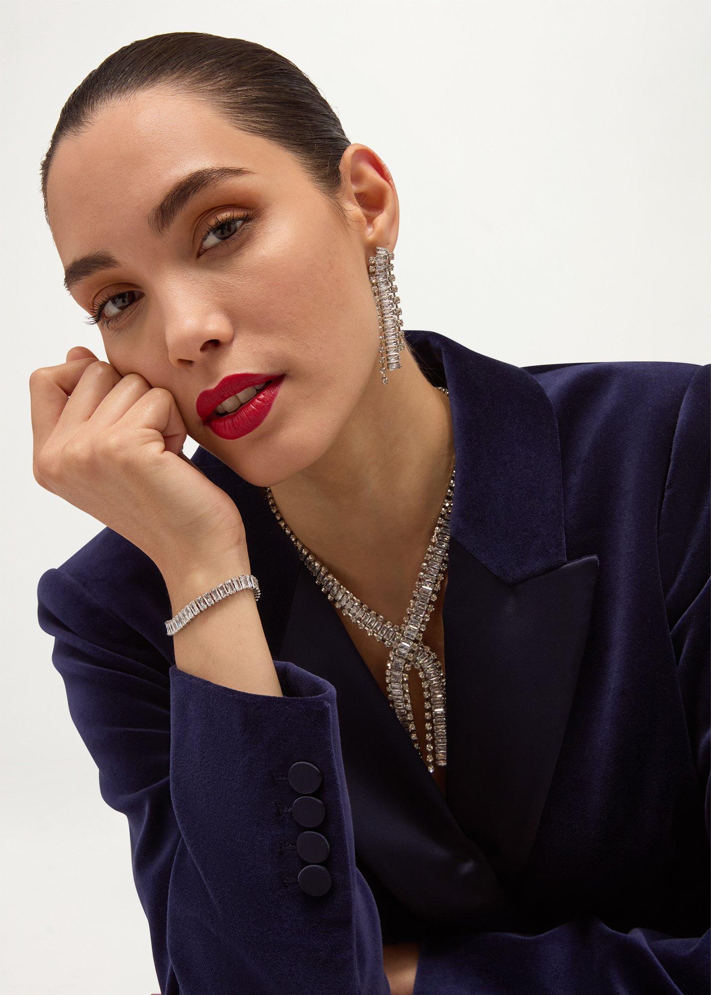 Margaux Bracelet, Silver, hi-res