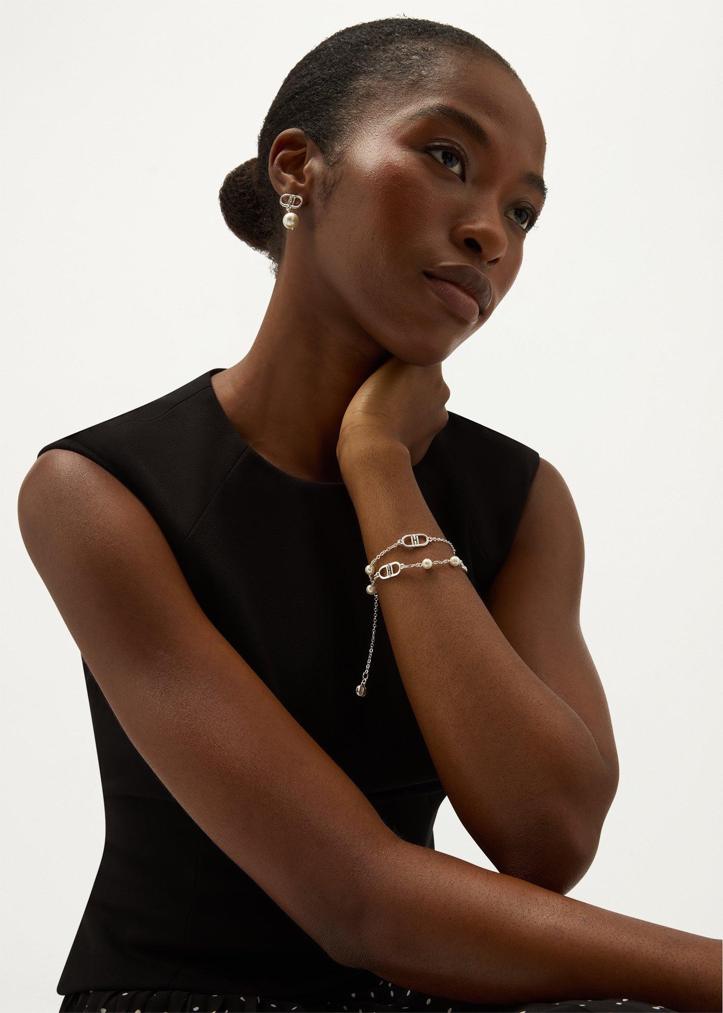 Bette Layered Bracelet, Silver, hi-res