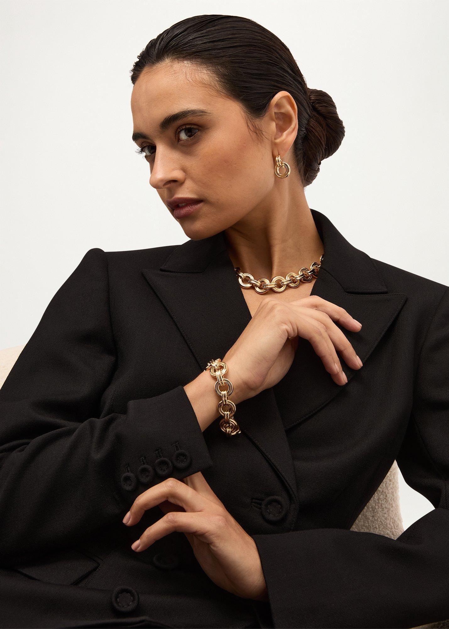 Jackie Earrings, Gold, hi-res