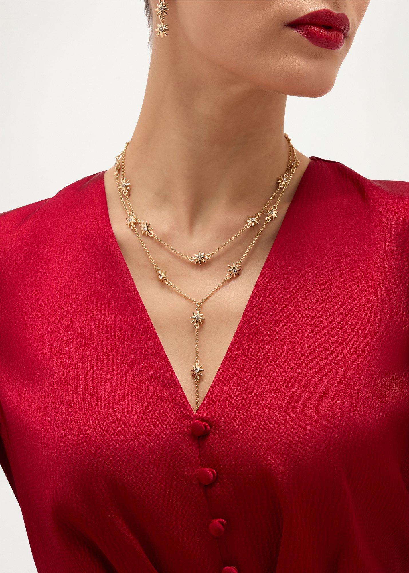 Sabrina Necklace, Gold, hi-res