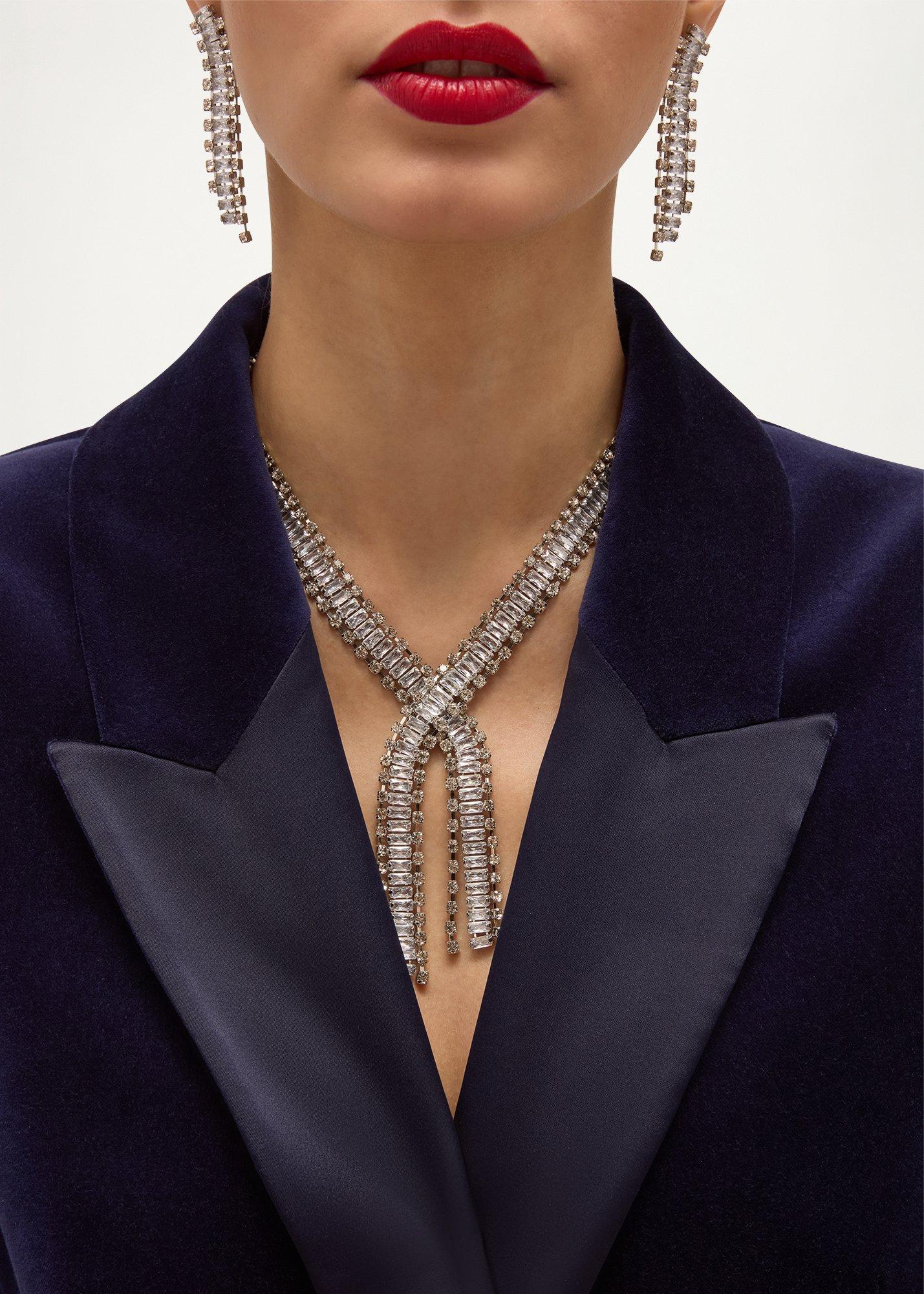 Margaux Necklace, Silver, hi-res