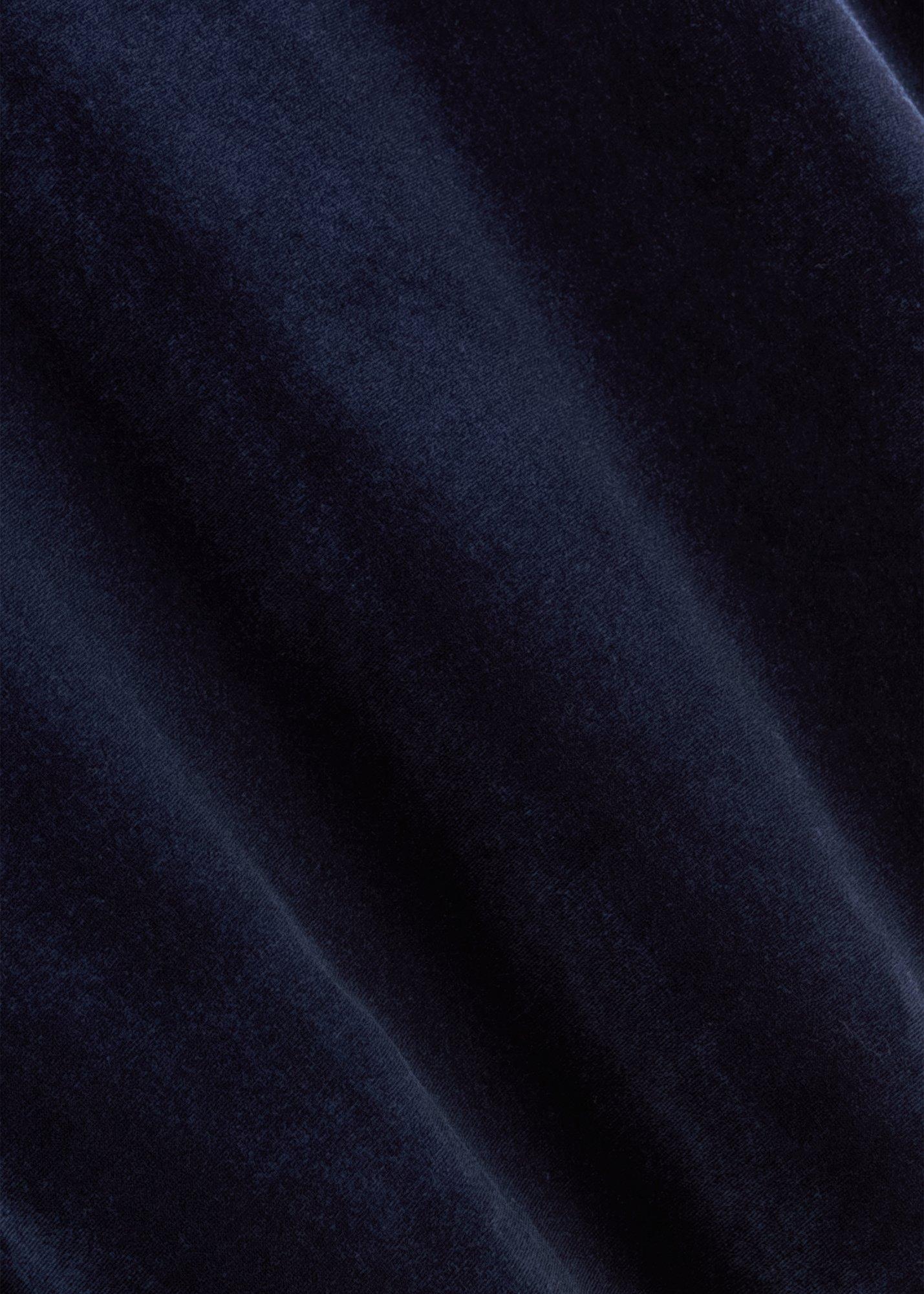 Aimee Velvet Top, Rich Navy Blue, hi-res