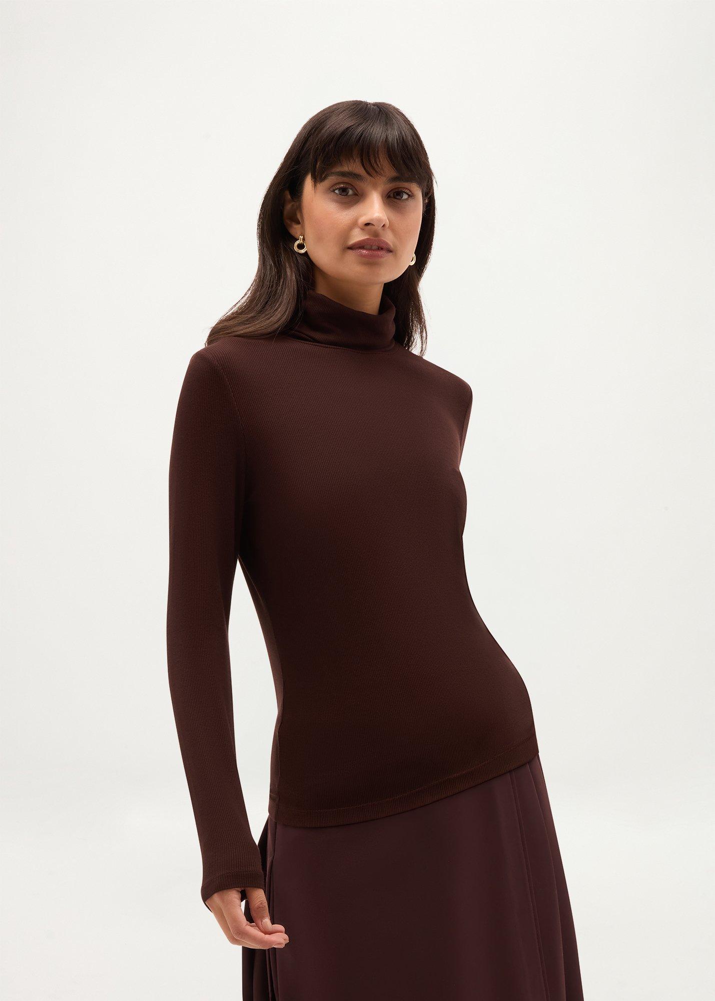 Kiera Ribbed Rollneck Top