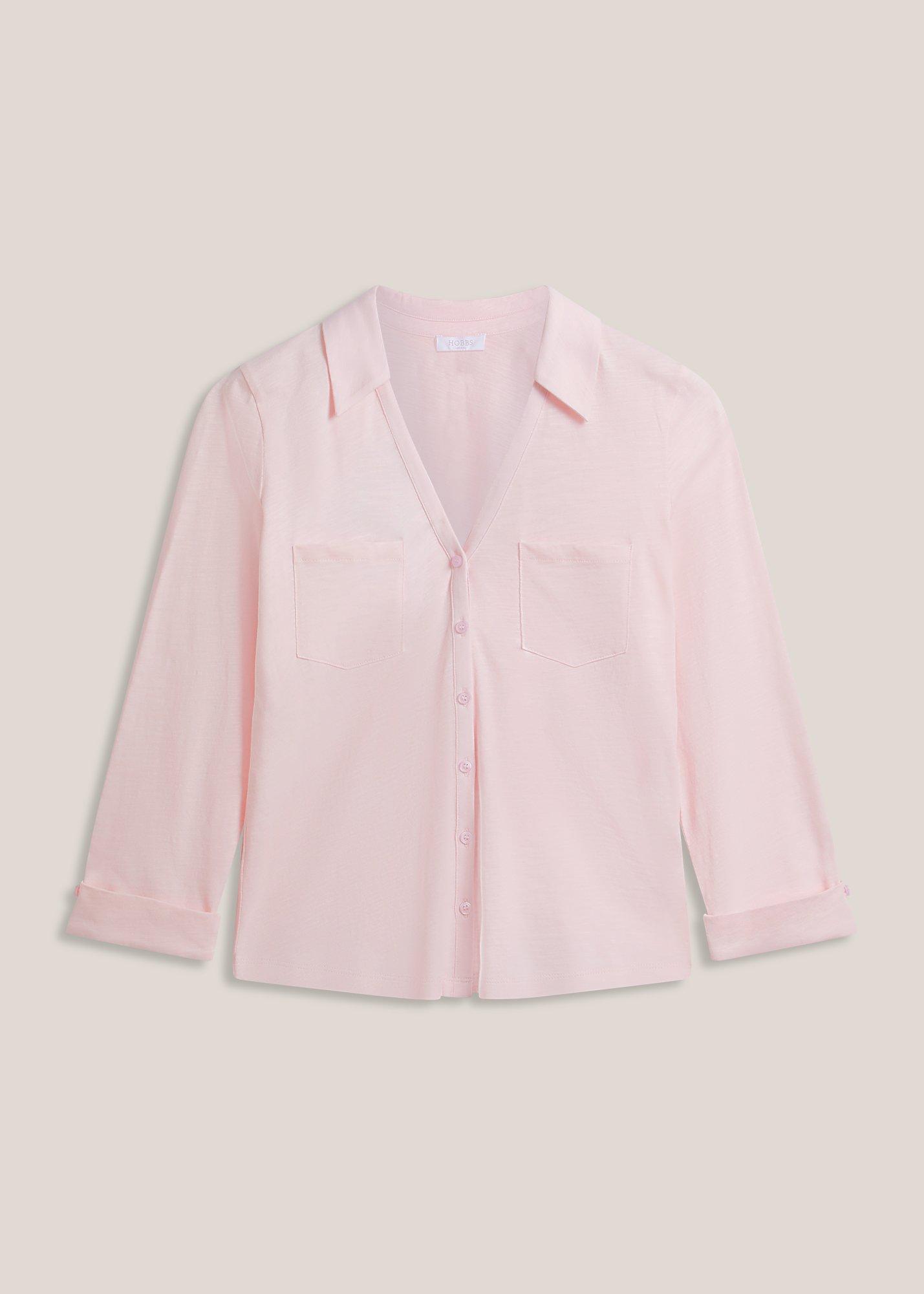 Zariah Cotton Slub 3/4 Sleeve Shirt 