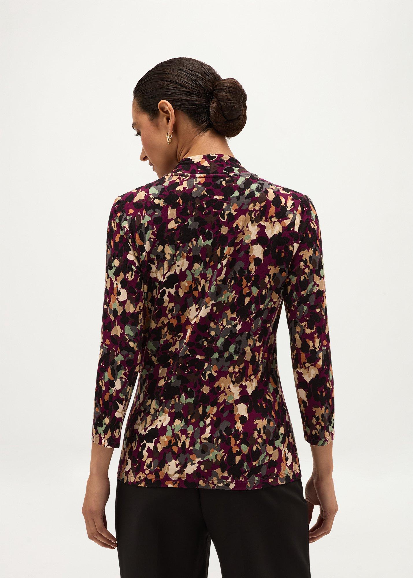 Aimee Printed Top, Purple Multi, hi-res