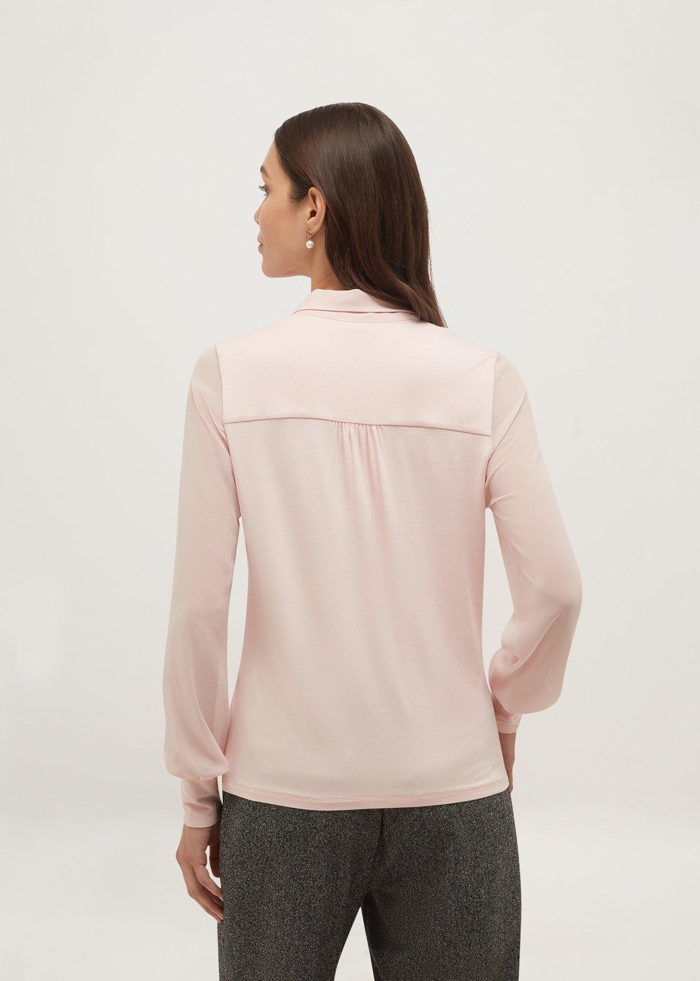 Tarini Tie Neck Top, Sweet Pink, hi-res