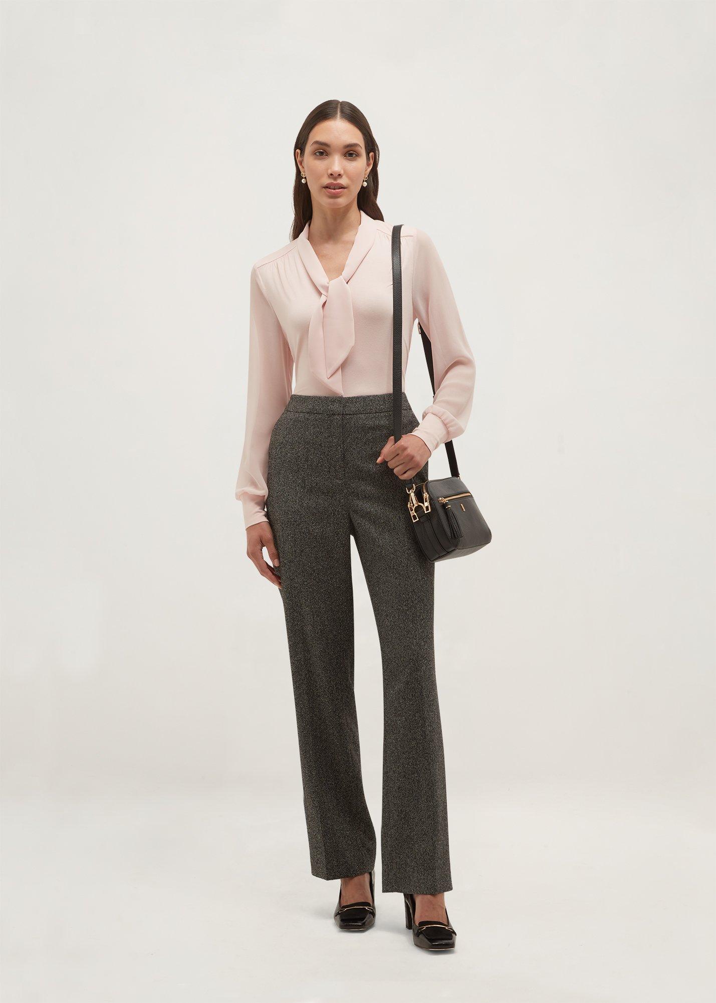 Tarini Tie Neck Top, Sweet Pink, hi-res