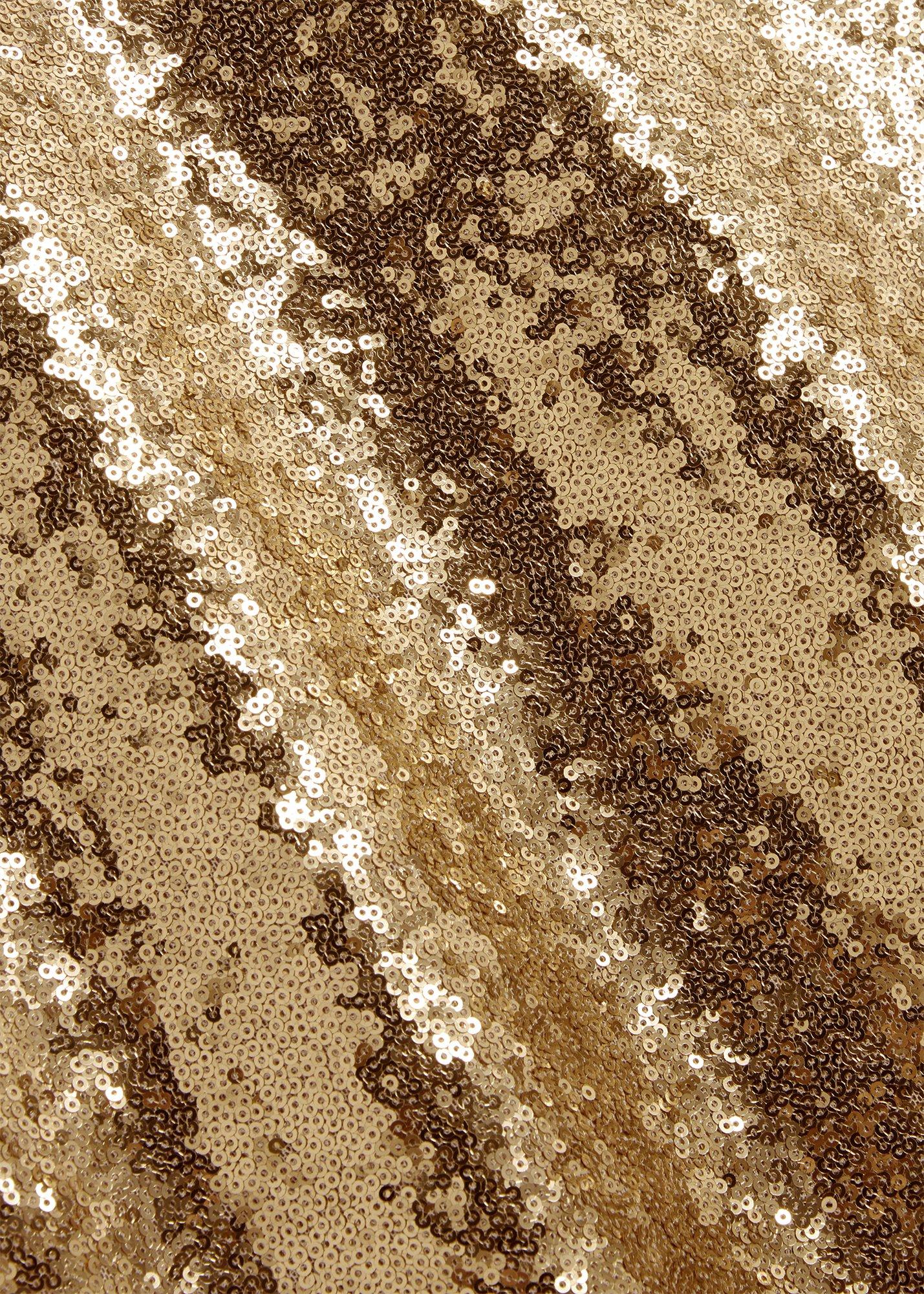 Lilibet Sequin Top, Champagne, hi-res