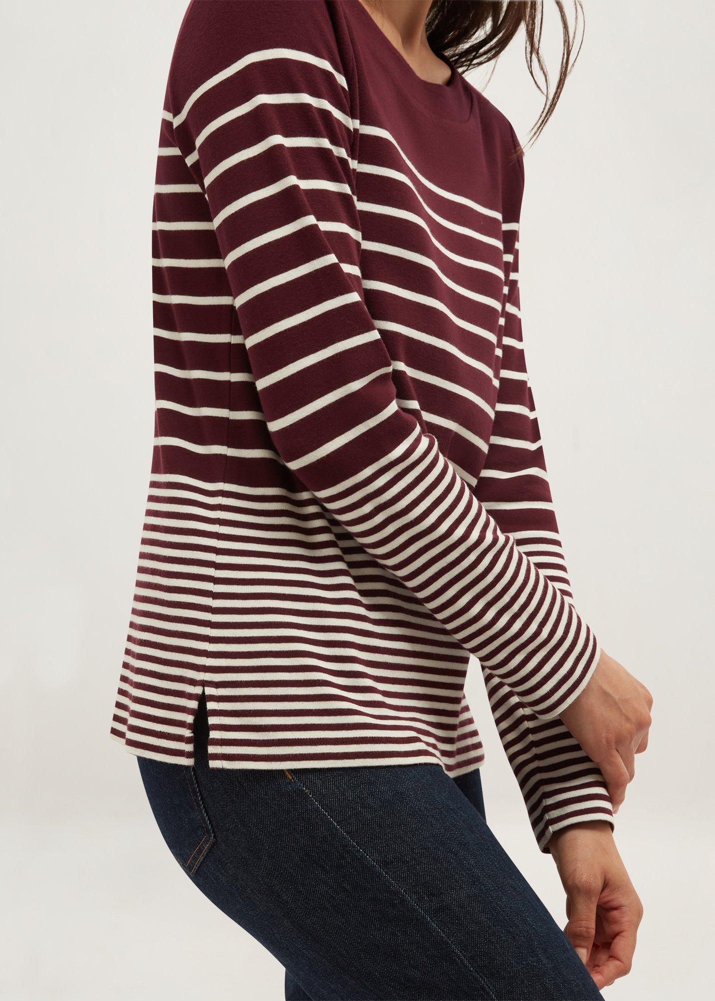 Constance Top, Purple Ivory, hi-res