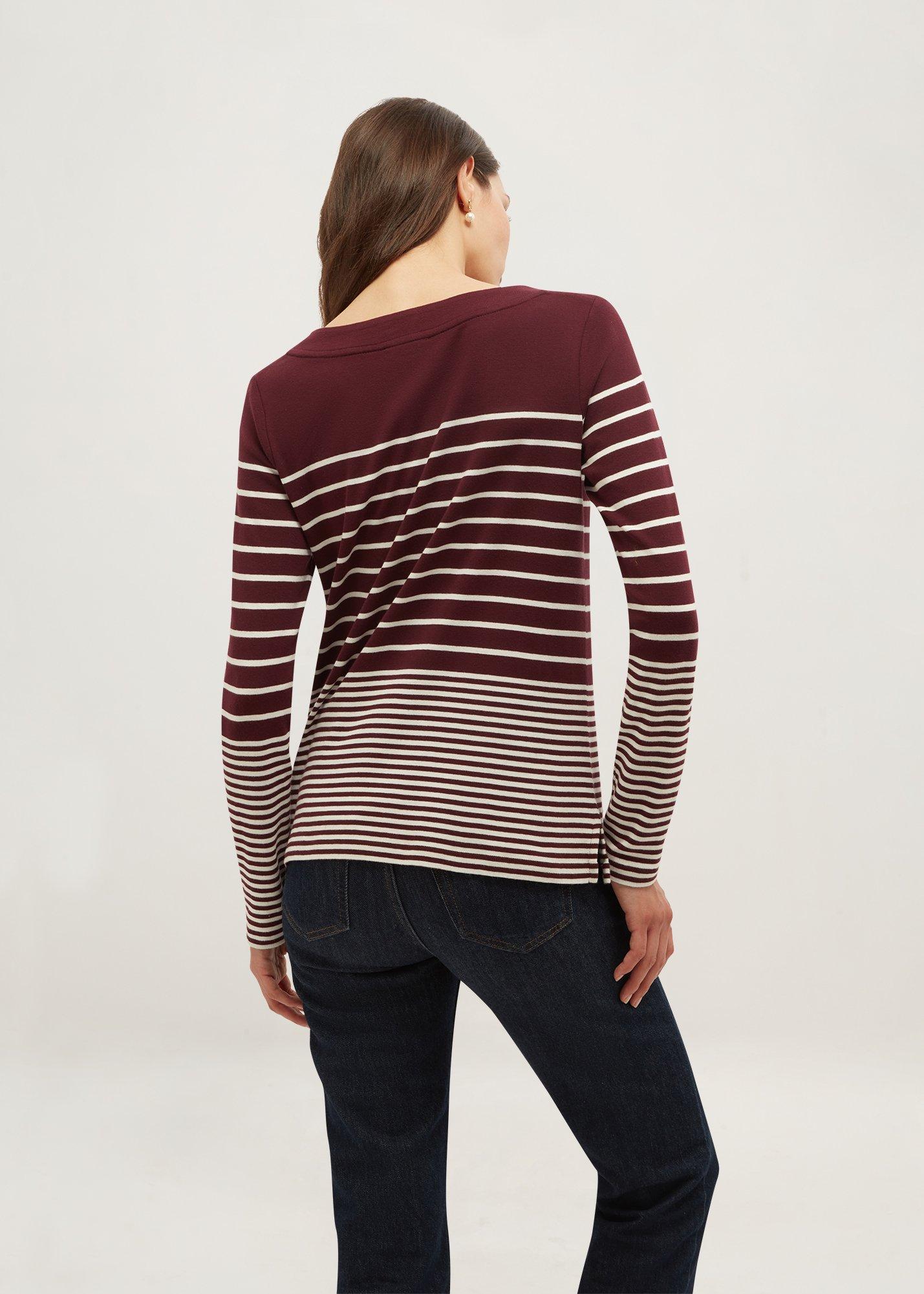 Constance Top, Purple Ivory, hi-res
