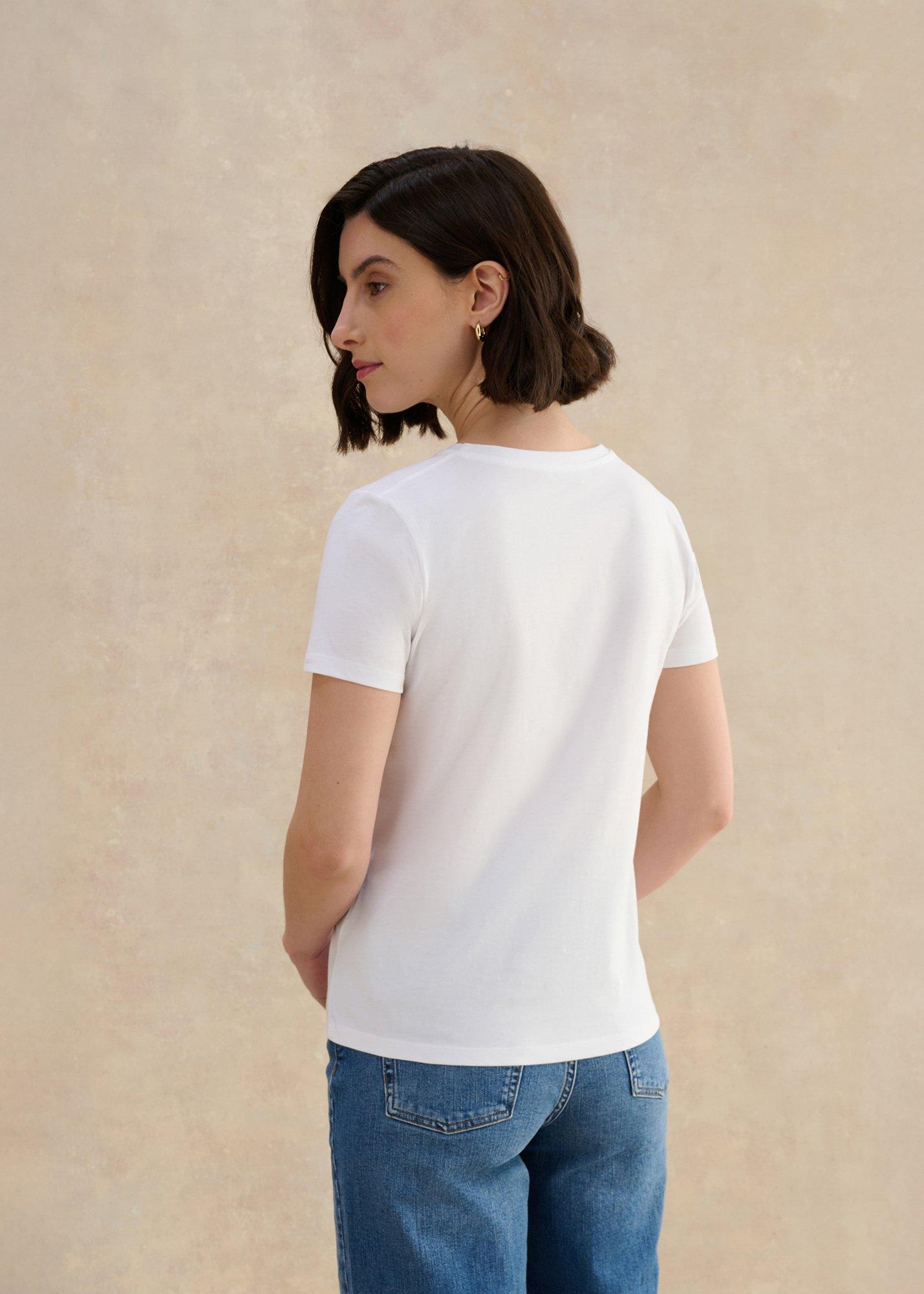 Pixie Printed T-shirt, White Multi, hi-res