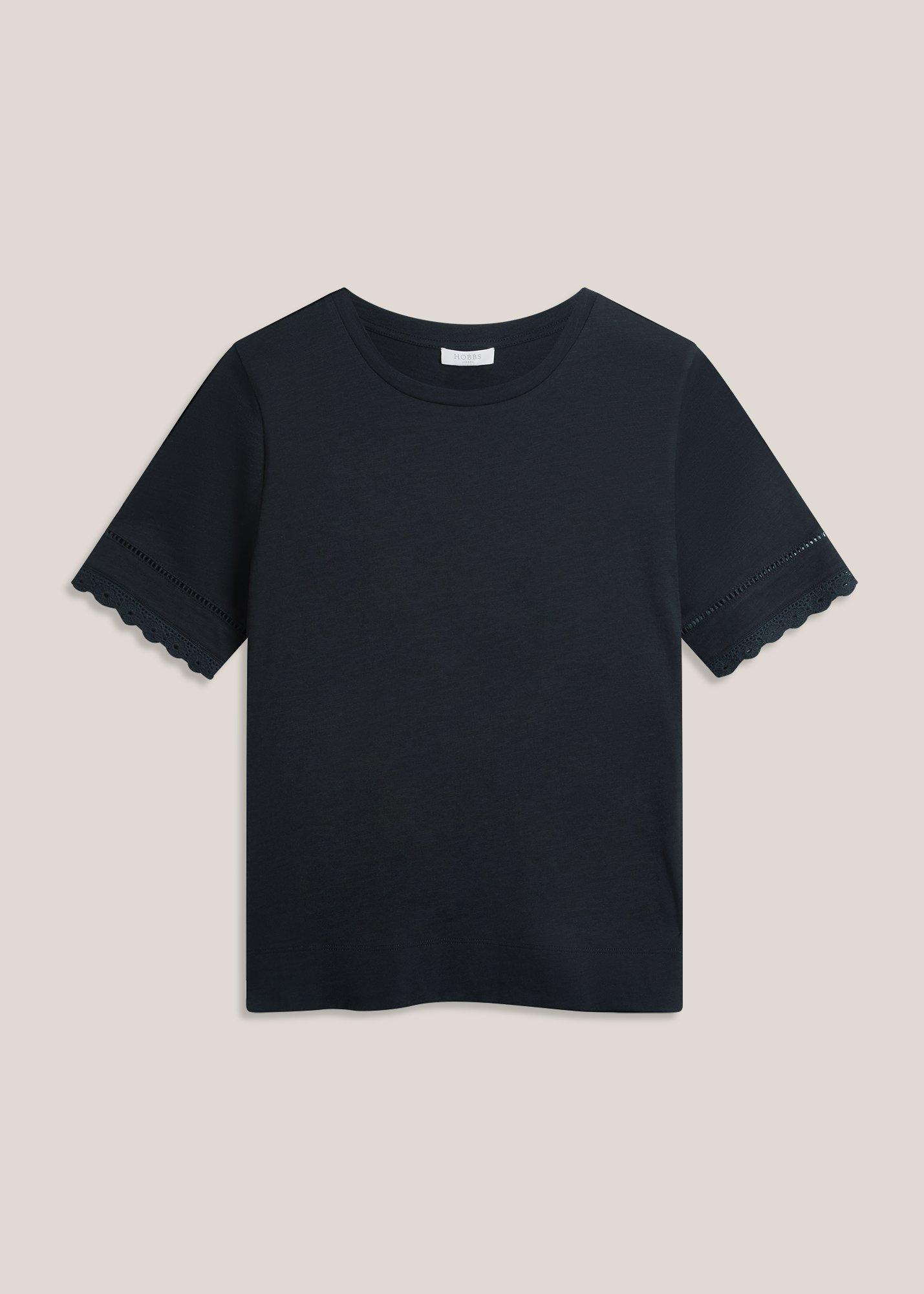 Posie Cotton Slub Broderie T-shirt 