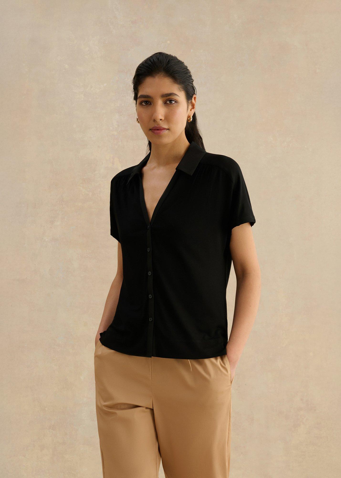 Miley V-neck Jersey Shirt