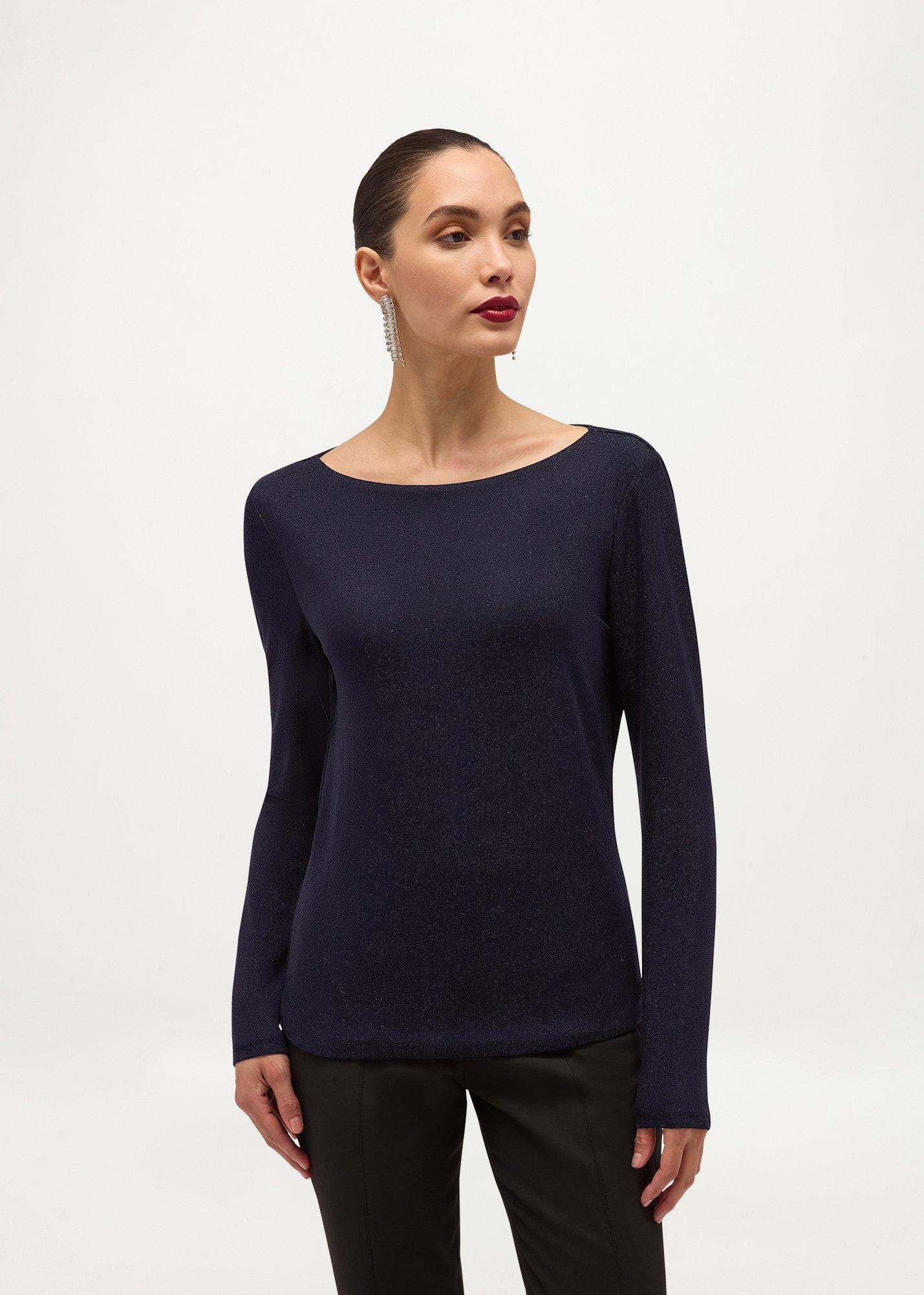 Shauna Sparkle Boat Neck Top