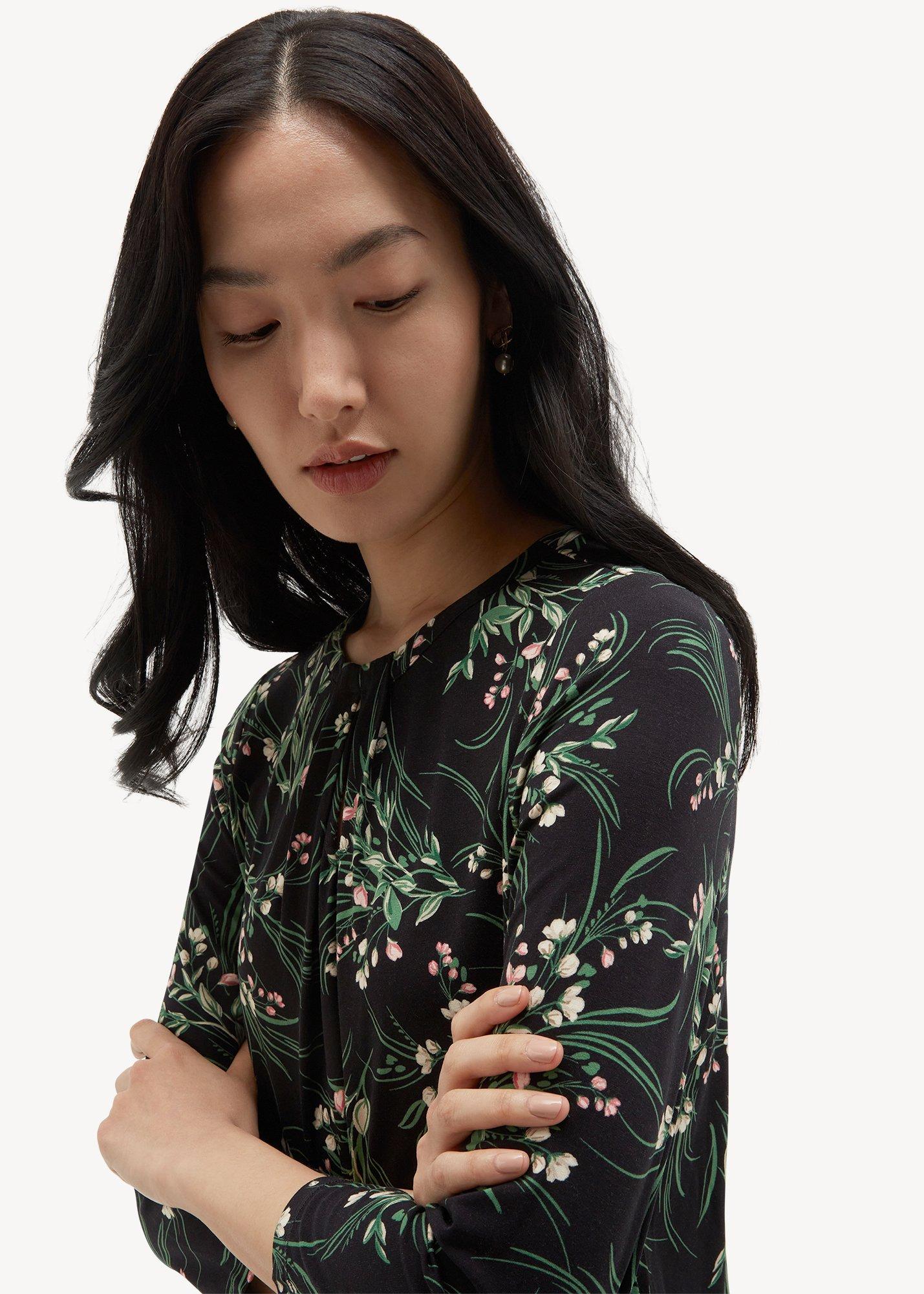 Julia Printed Top, Navy Multi, hi-res