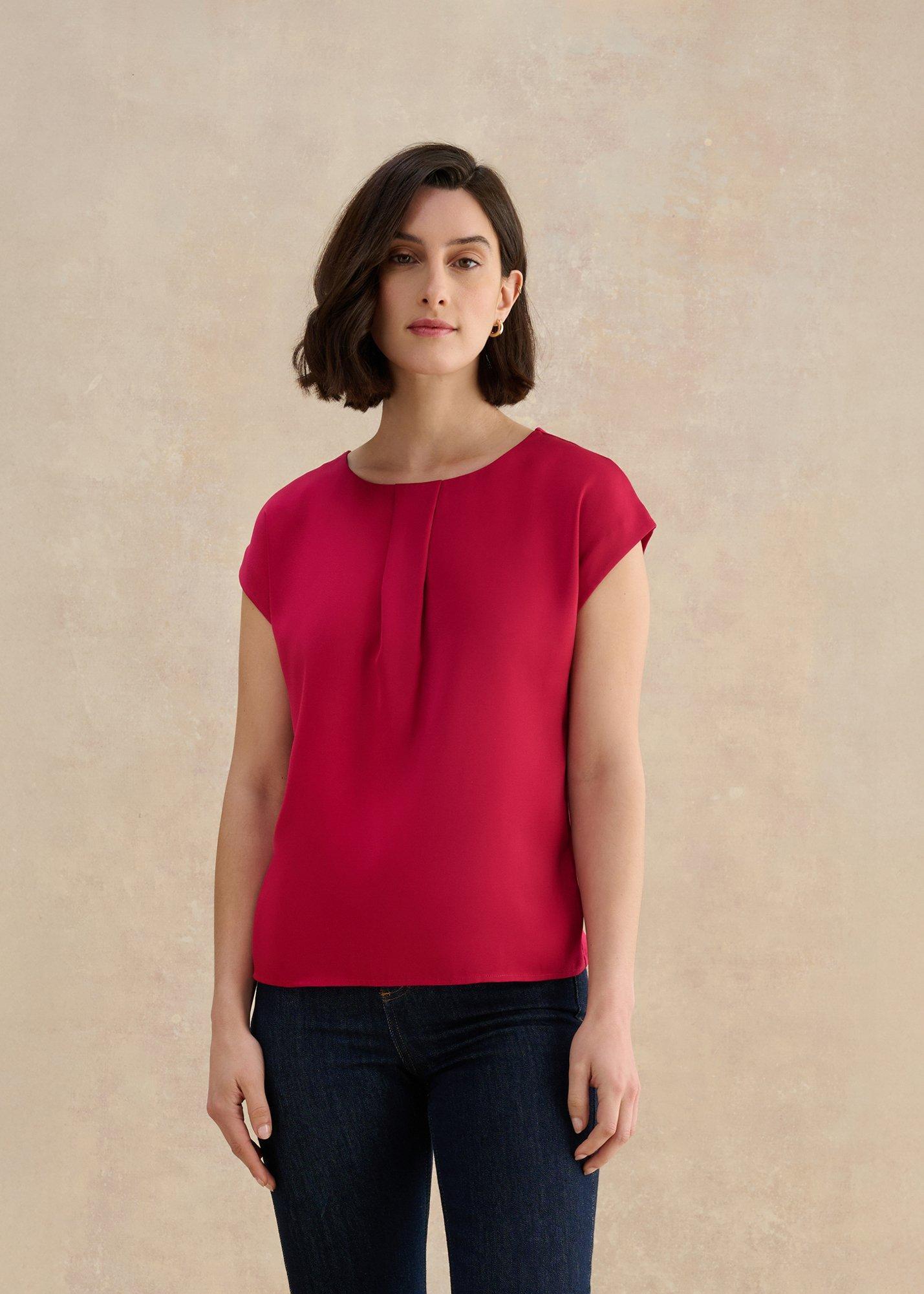 Nita Satin Front Top