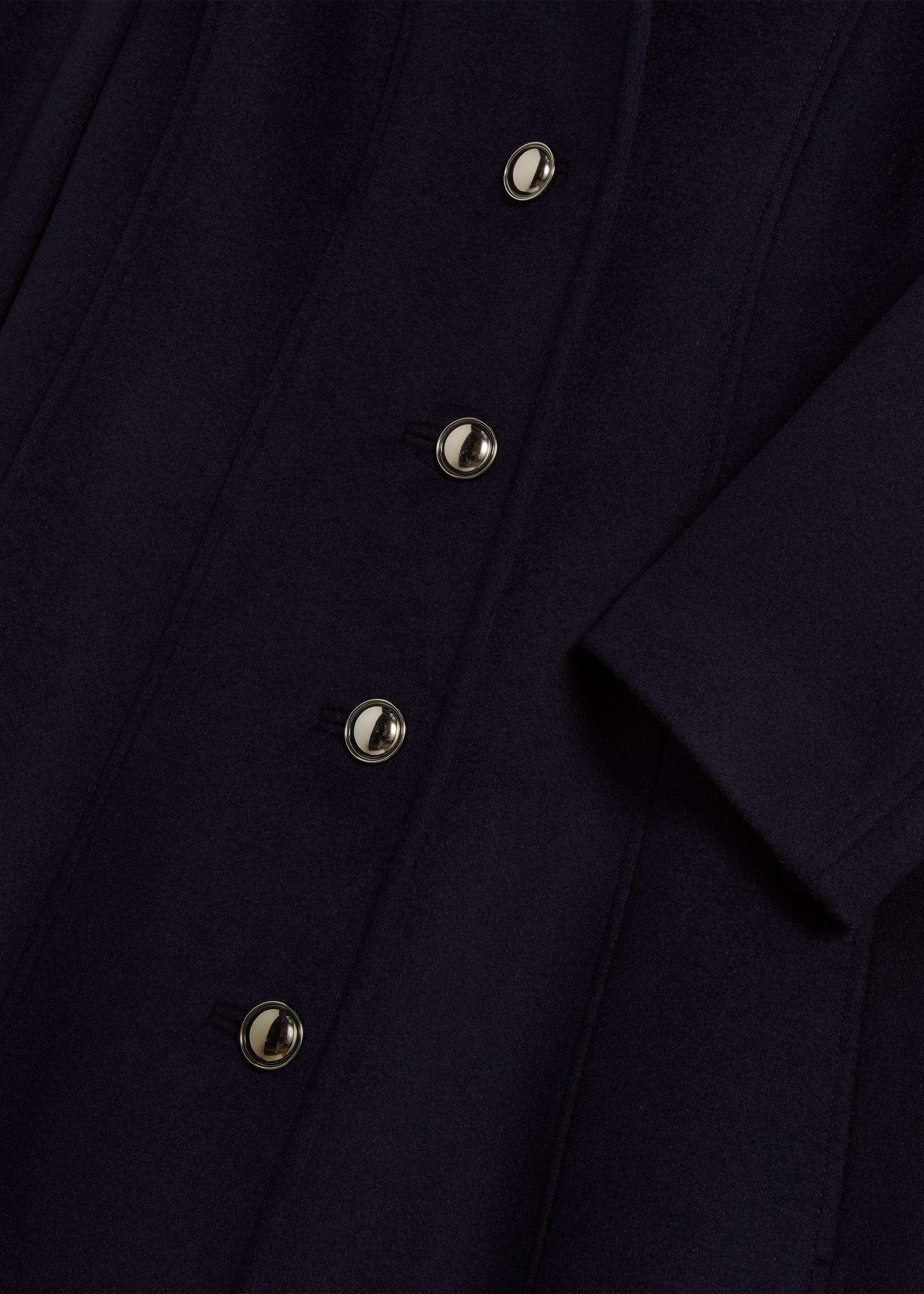 Iona Wool Coat, Hobbs Navy, hi-res