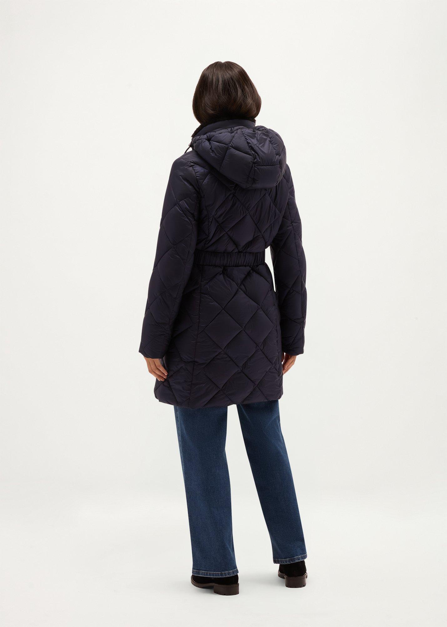 Lumi Water Resistant Puffer, Navy, hi-res