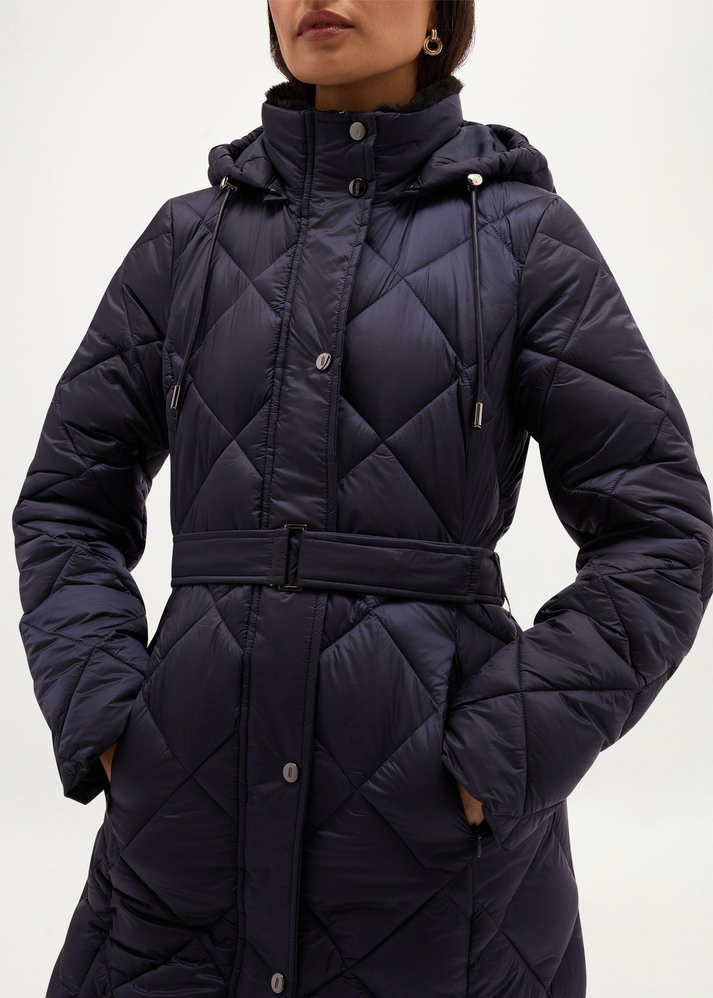 Lumi Water Resistant Puffer, Navy, hi-res
