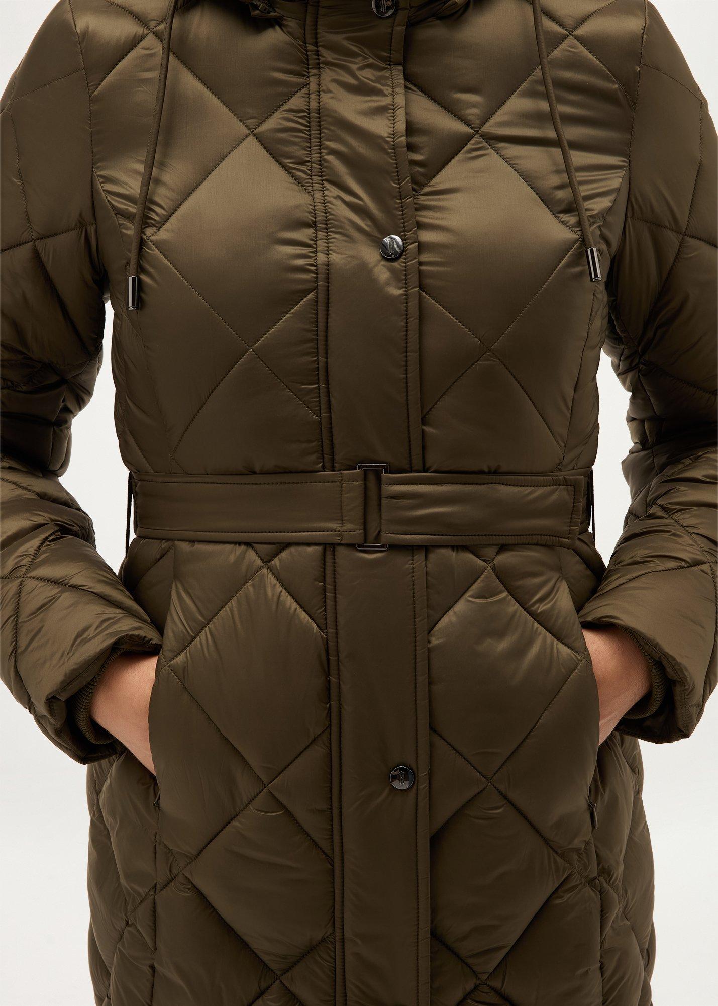 Lumi Water Resistant Puffer, Olive Green, hi-res