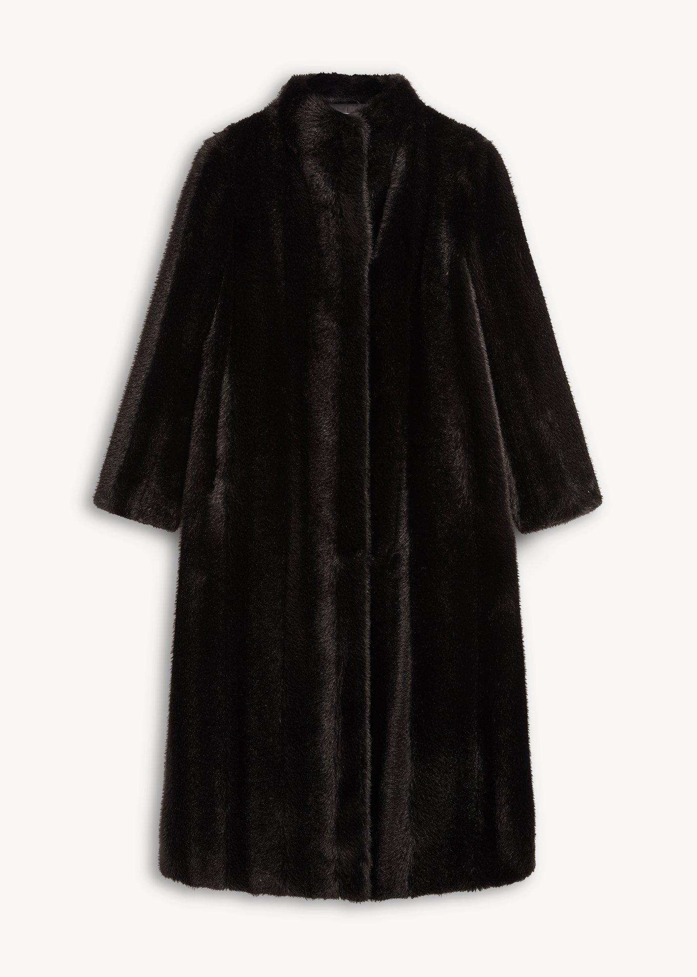 Misha Faux Fur Maxi Coat