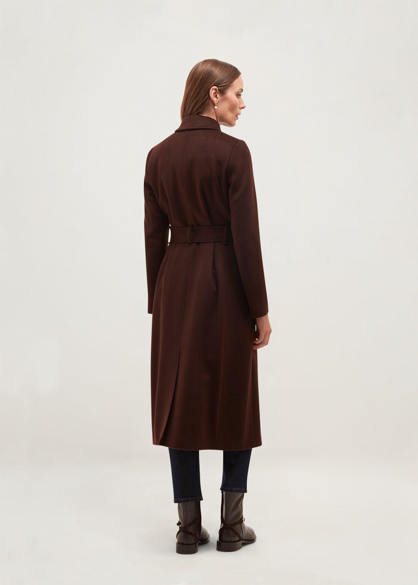 Petite Livia Coat, Alder Brown, hi-res