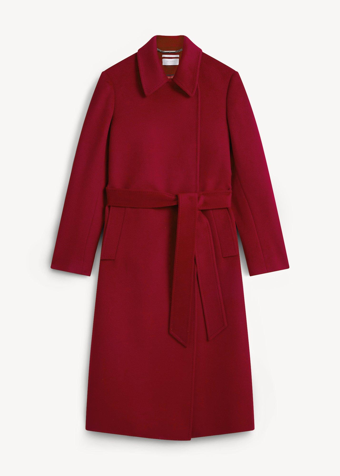 Petite Livia Coat, Beryl Red, hi-res