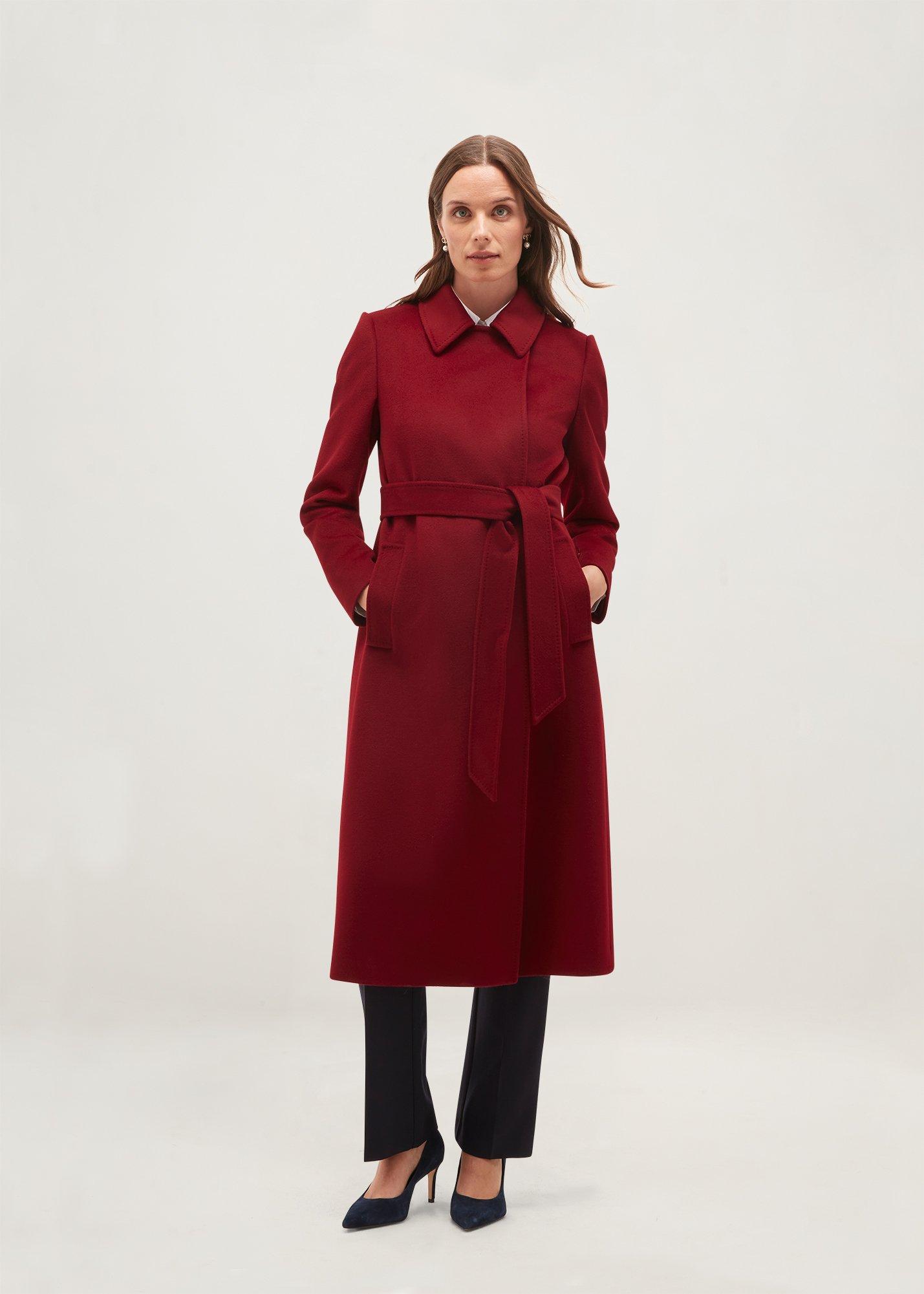 Petite Livia Coat, Beryl Red, hi-res