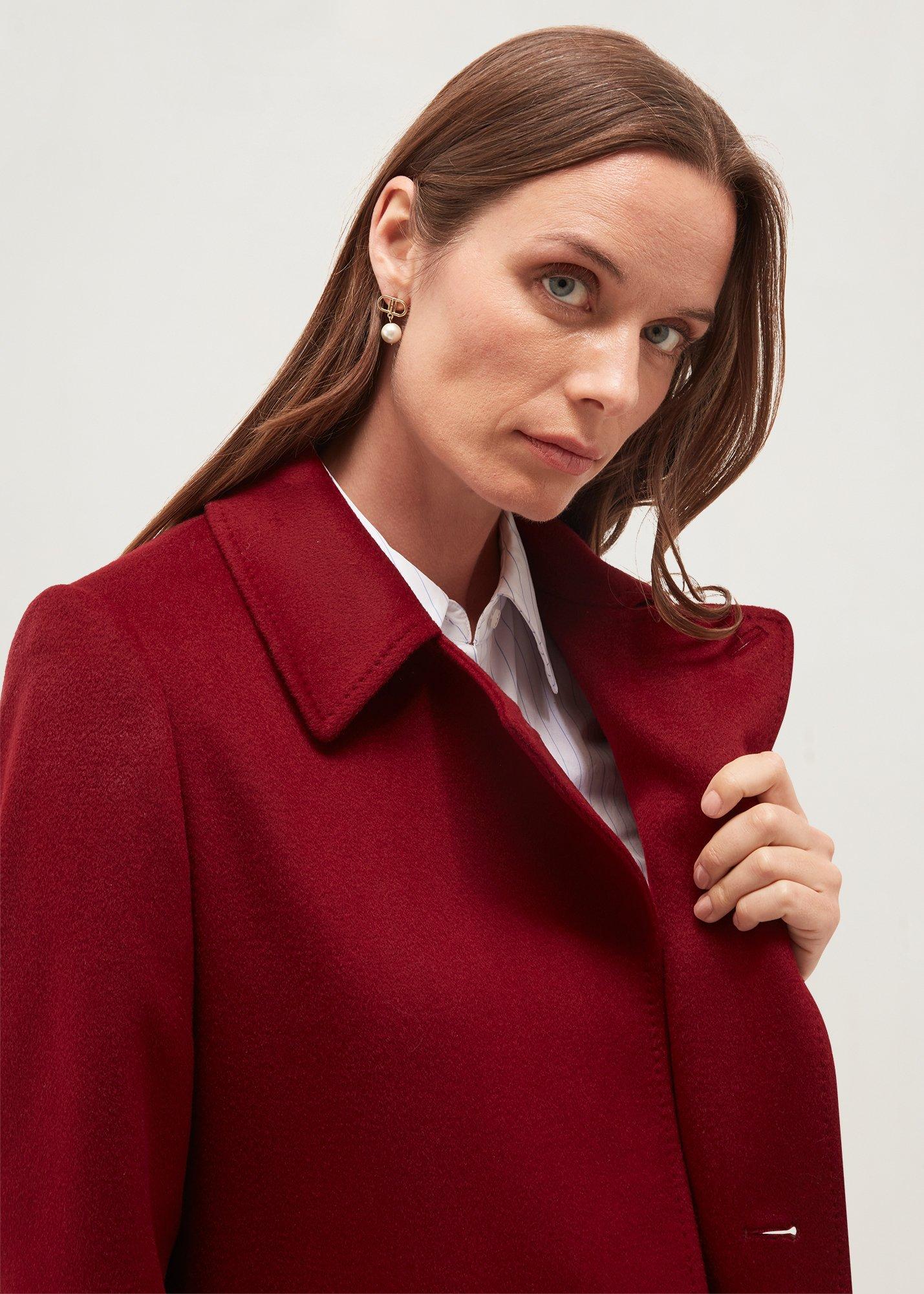 Petite Livia Coat, Beryl Red, hi-res