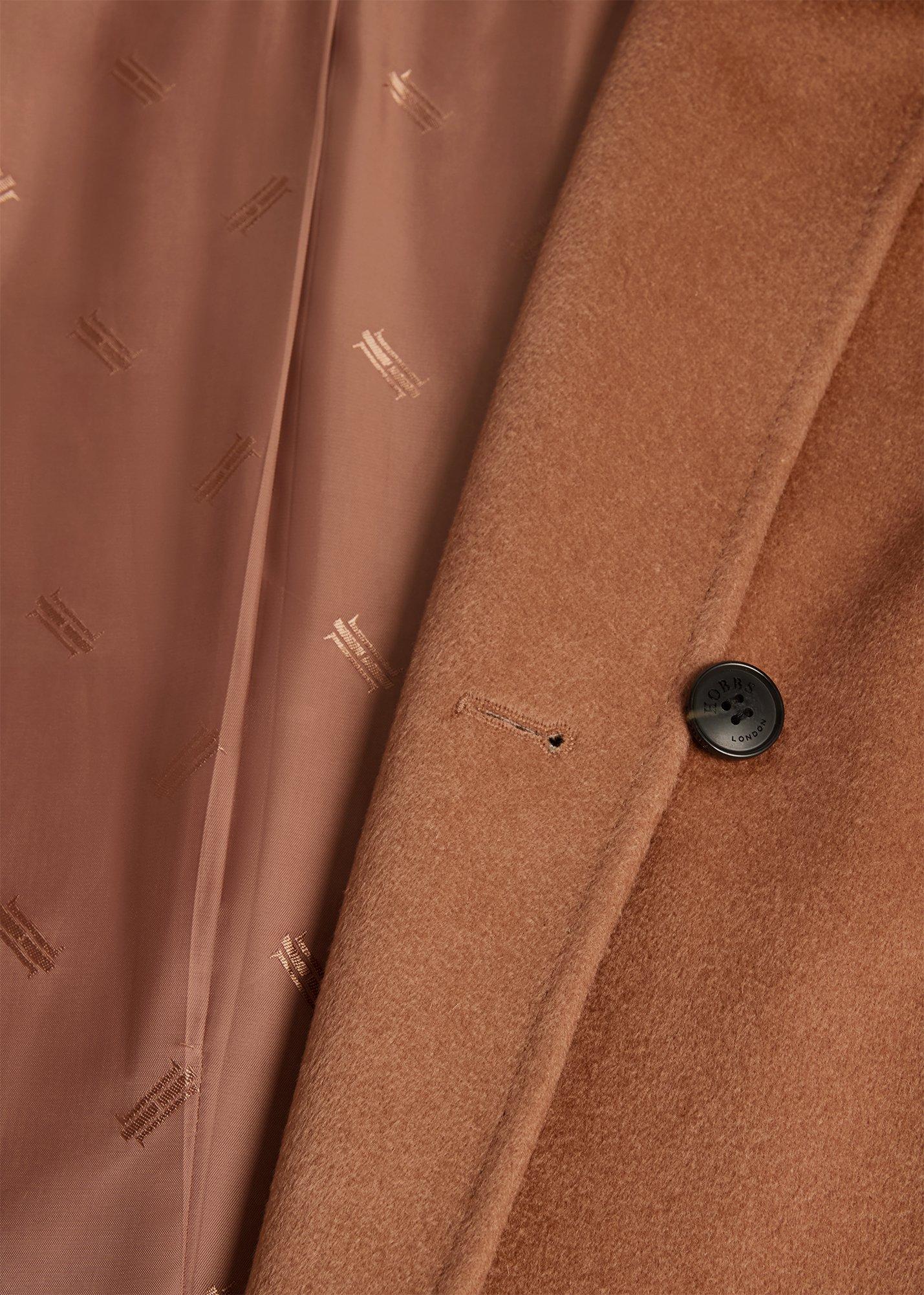 Petite Livia Coat, Dark Camel, hi-res