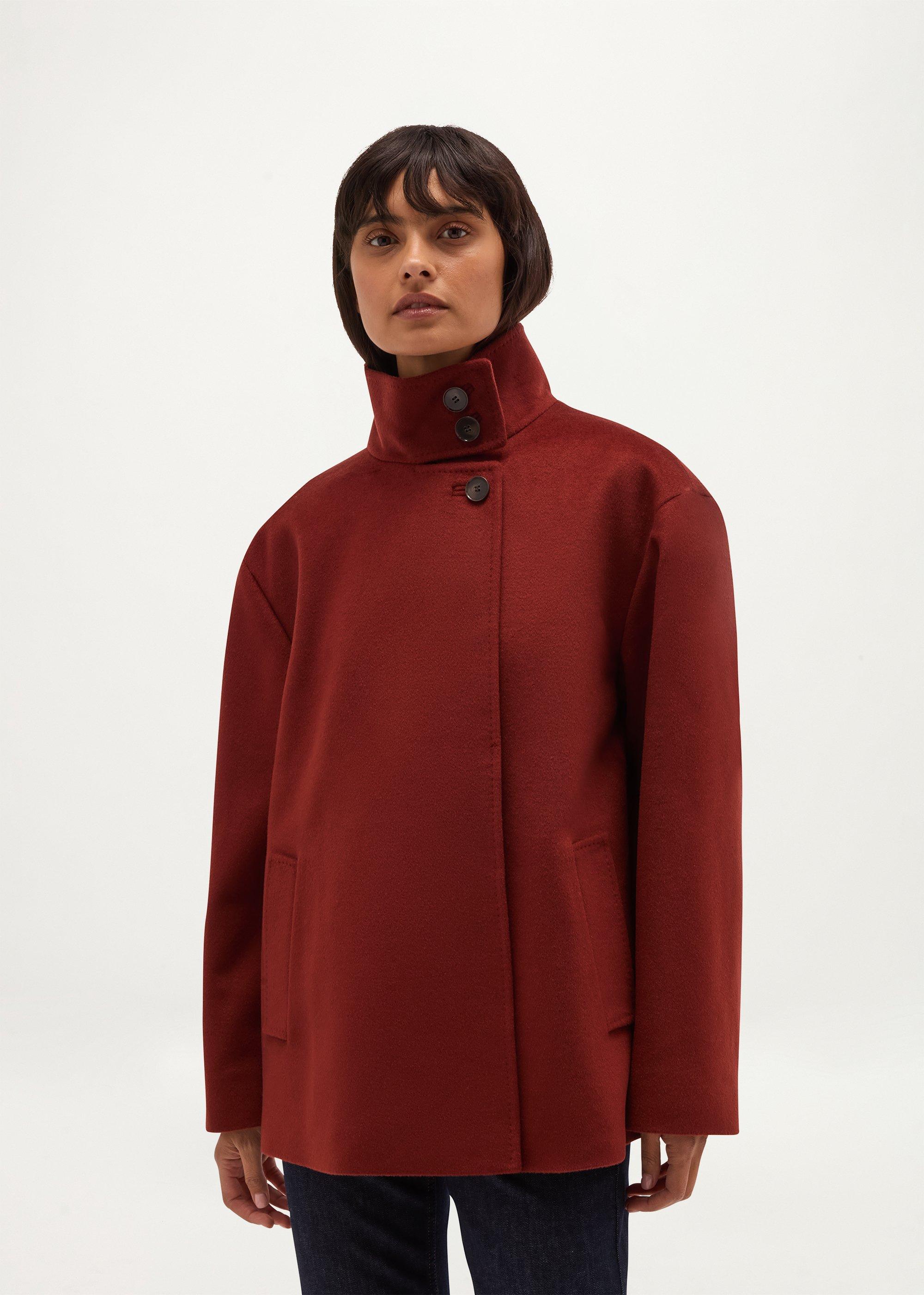 Remi Wool Jacket, Brick Brown, hi-res