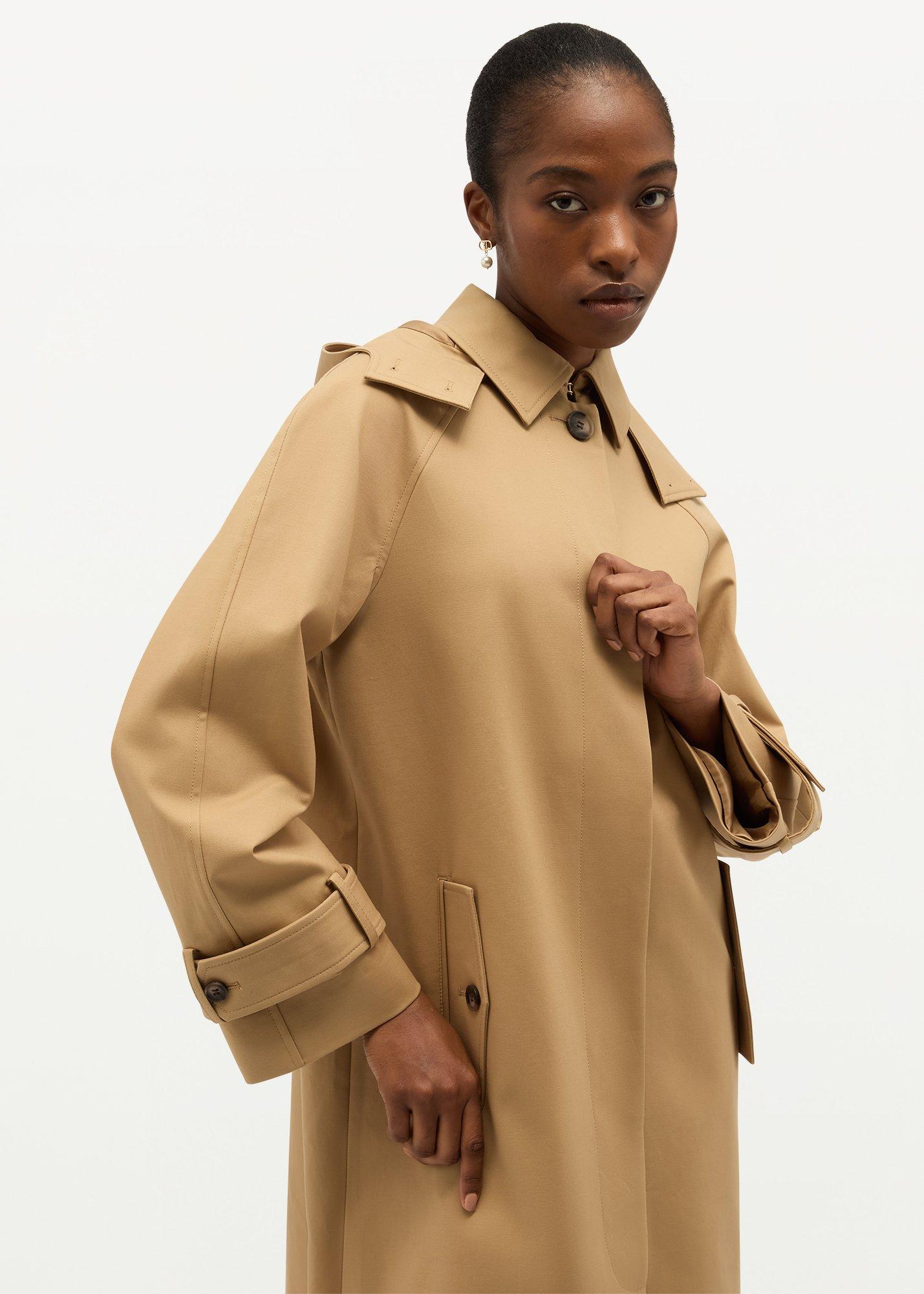 Catherine Shower Resistant Swing Trench, Fawn Beige, hi-res