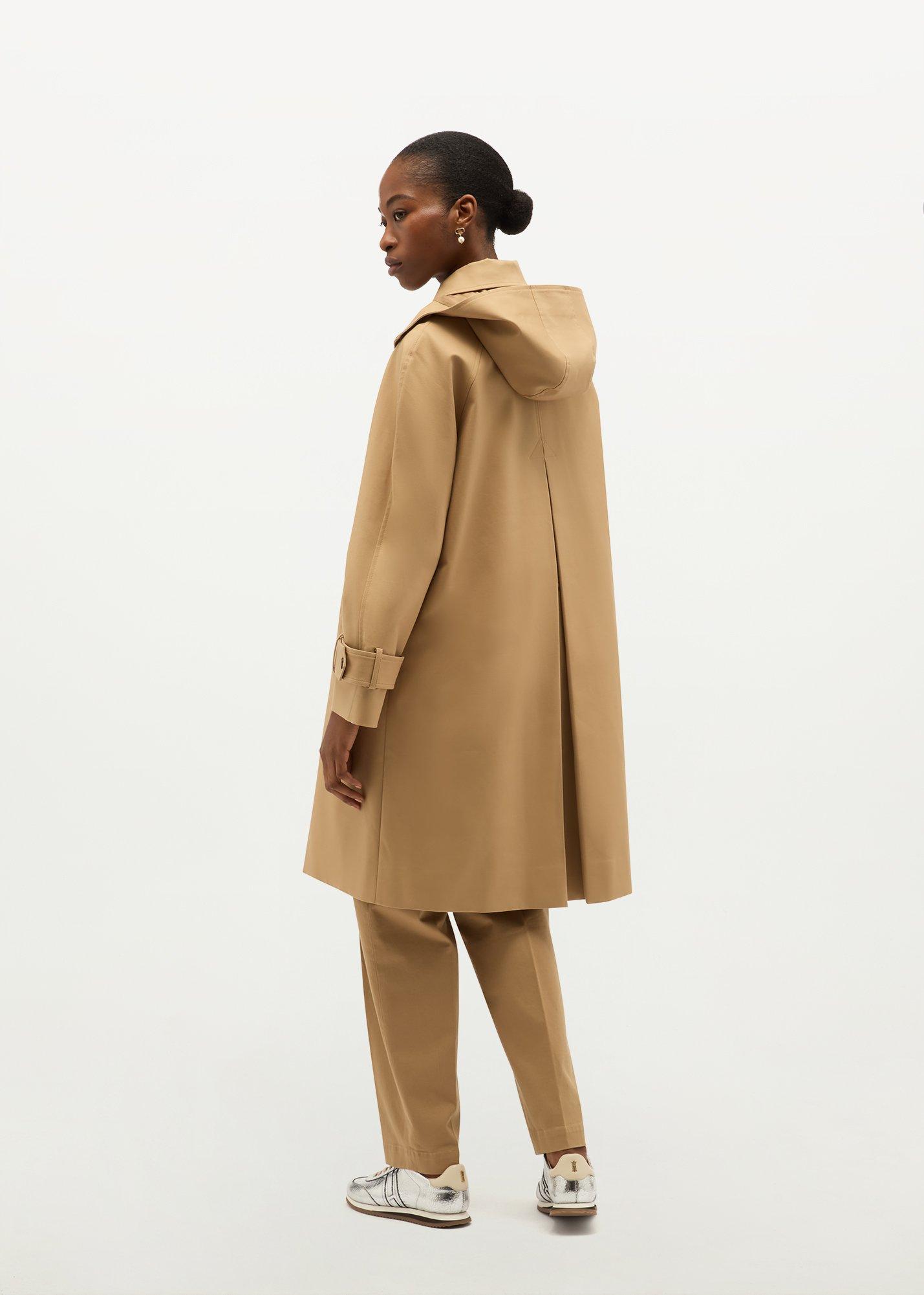 Catherine Shower Resistant Swing Trench, Fawn Beige, hi-res