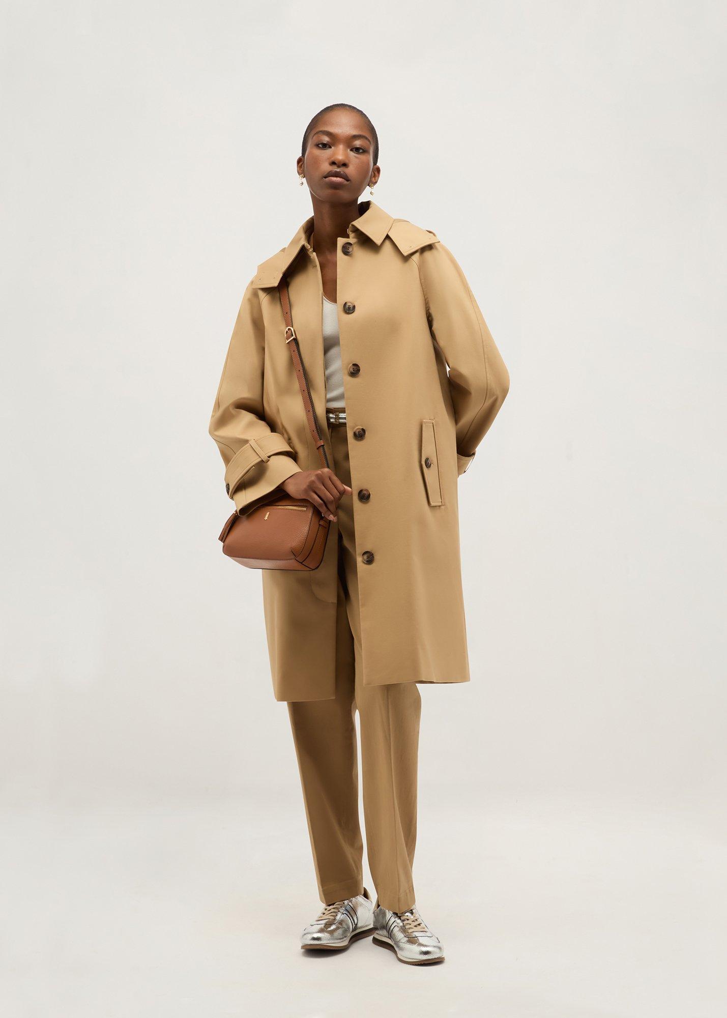 Catherine Shower Resistant Swing Trench, Fawn Beige, hi-res