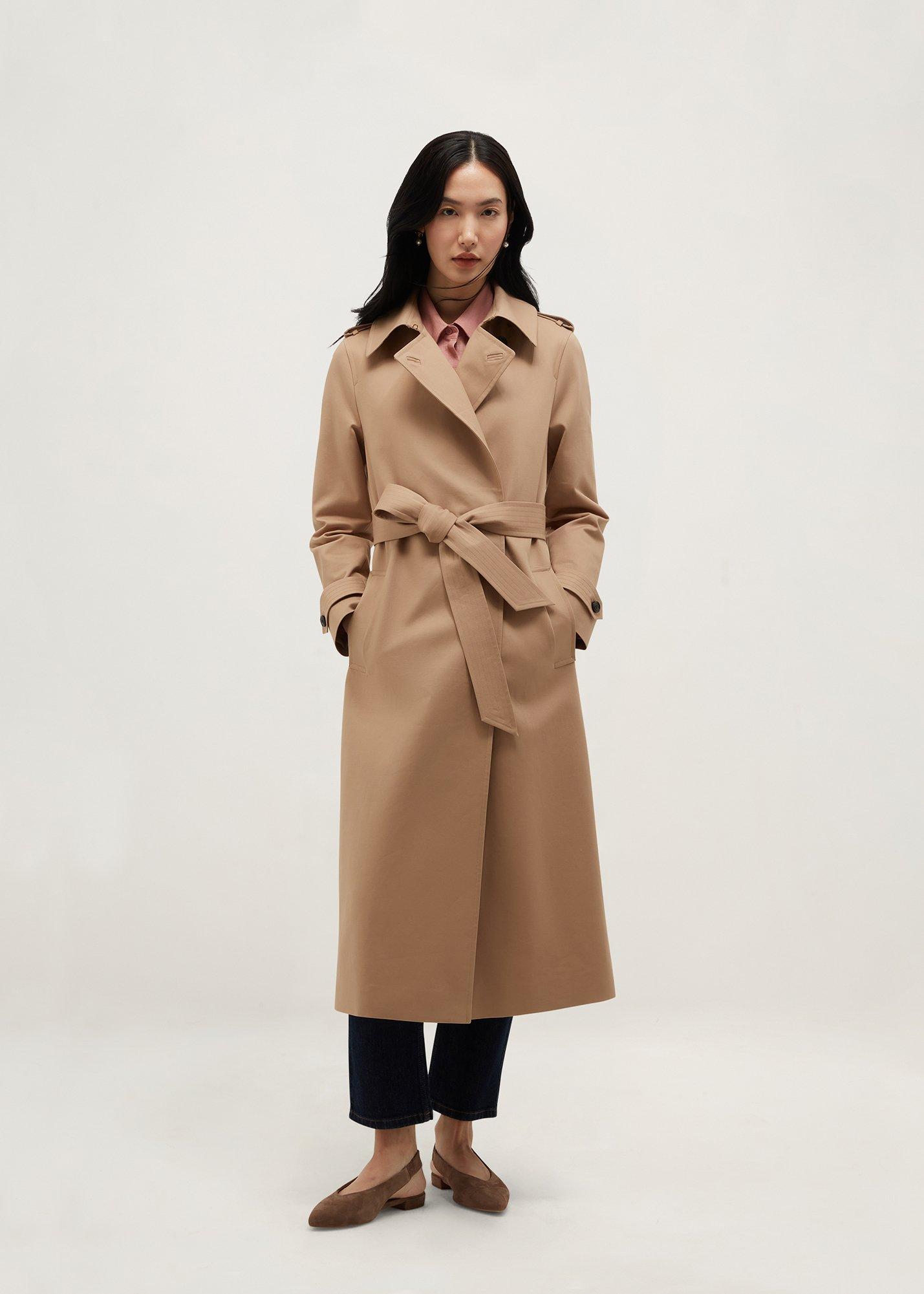 Petite Livia Shower Resistant Trench