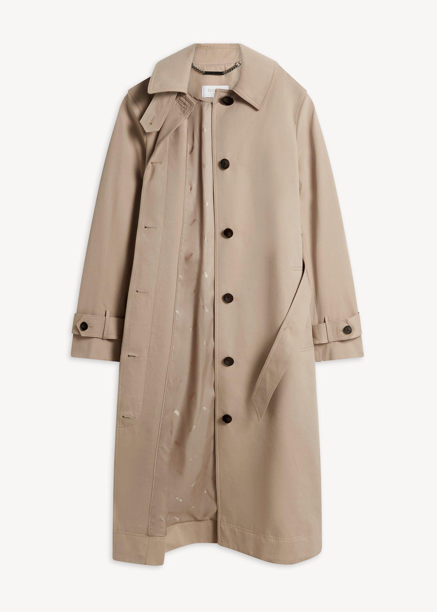 Harriet Shower Resistant Trench, Latte Brown, hi-res