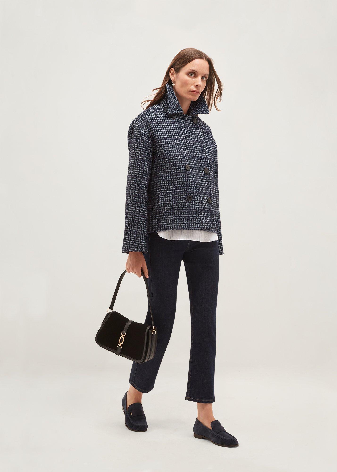 Stefania Coat, Blue Multi, hi-res