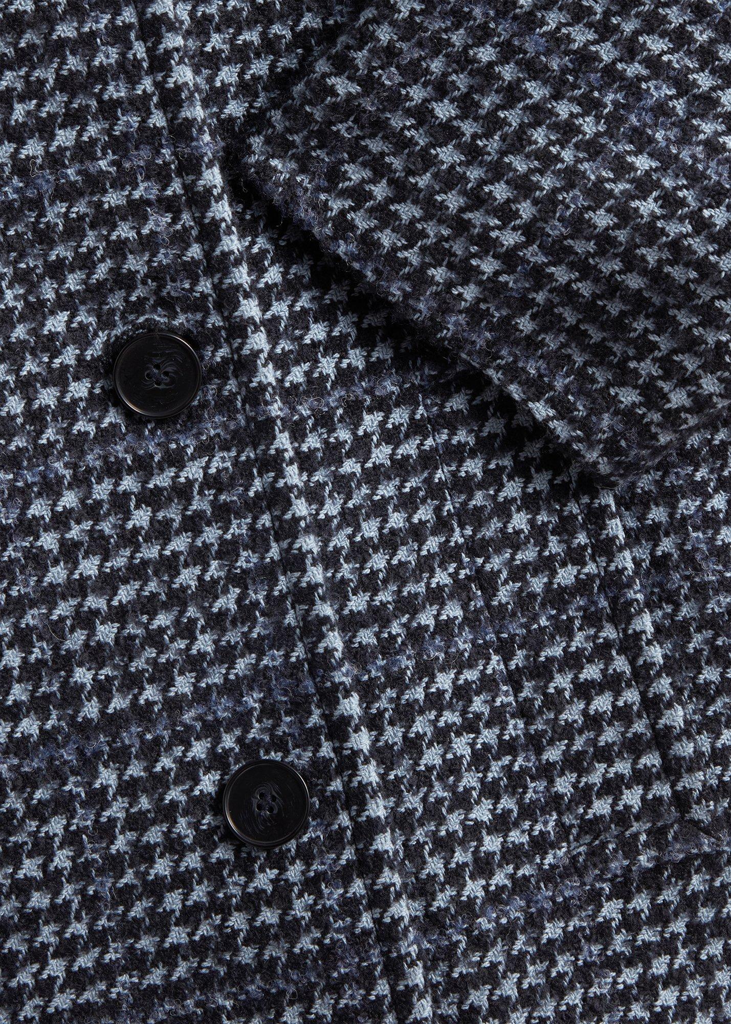 Stefania Cotton Wool Blend Coat, Blue Multi, hi-res