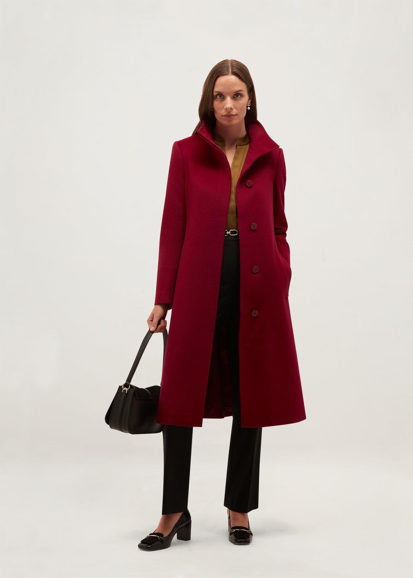 Candice Coat, Claret Pink, hi-res