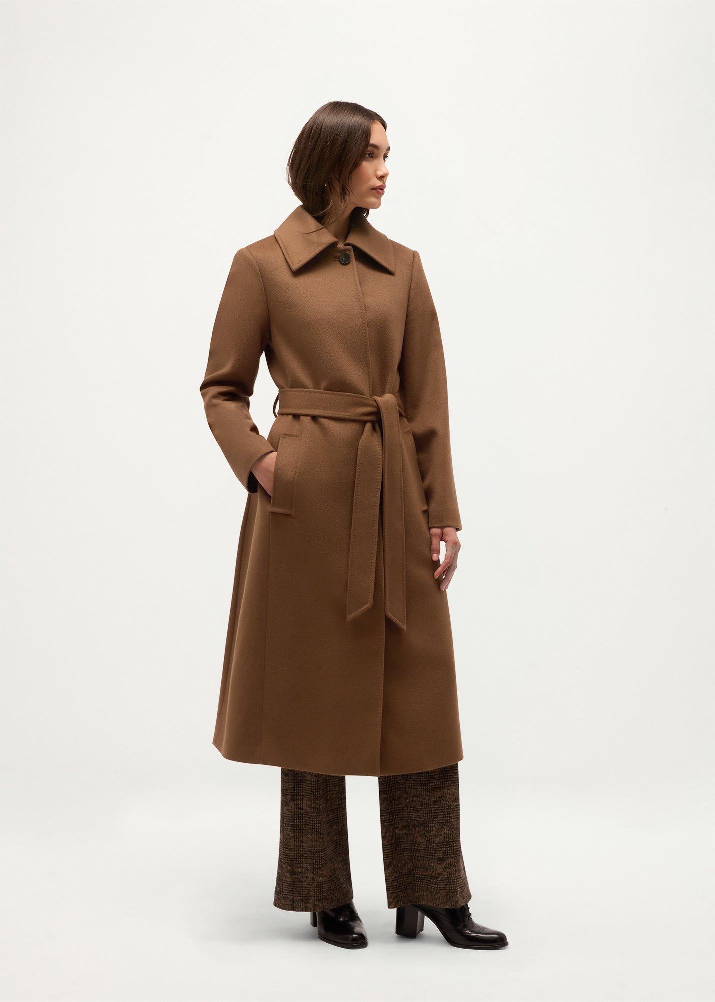 Mira Wool Coat, Vicuna, hi-res