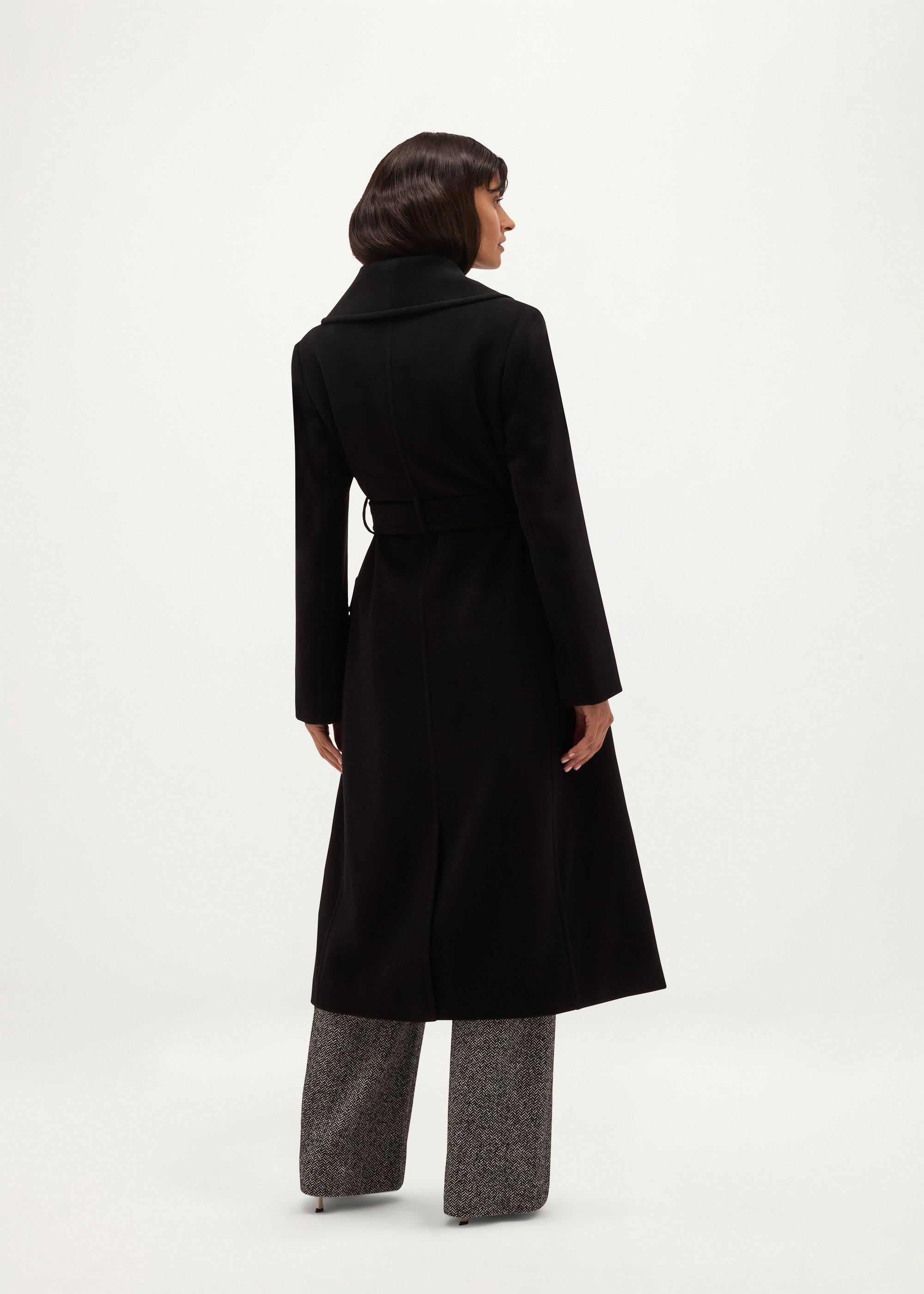 Sara Wool Coat, Black, hi-res