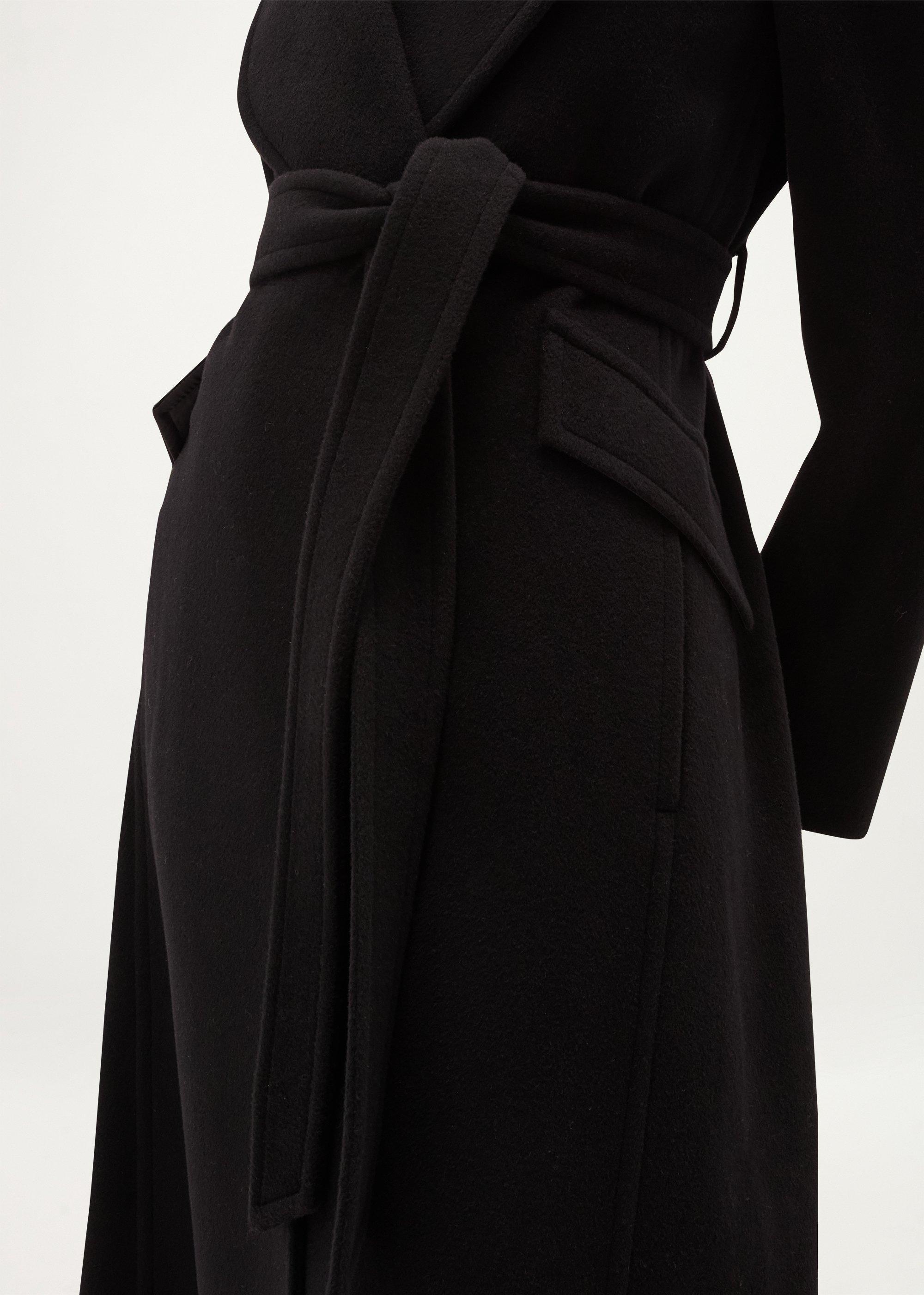 Sara Wool Coat, Black, hi-res
