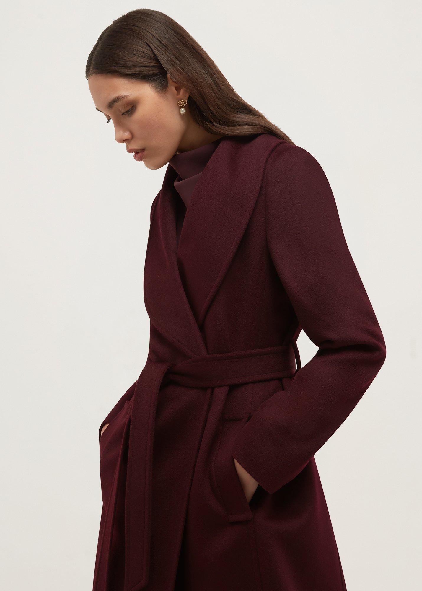 Petite Sara Coat, Malbec Purple, hi-res