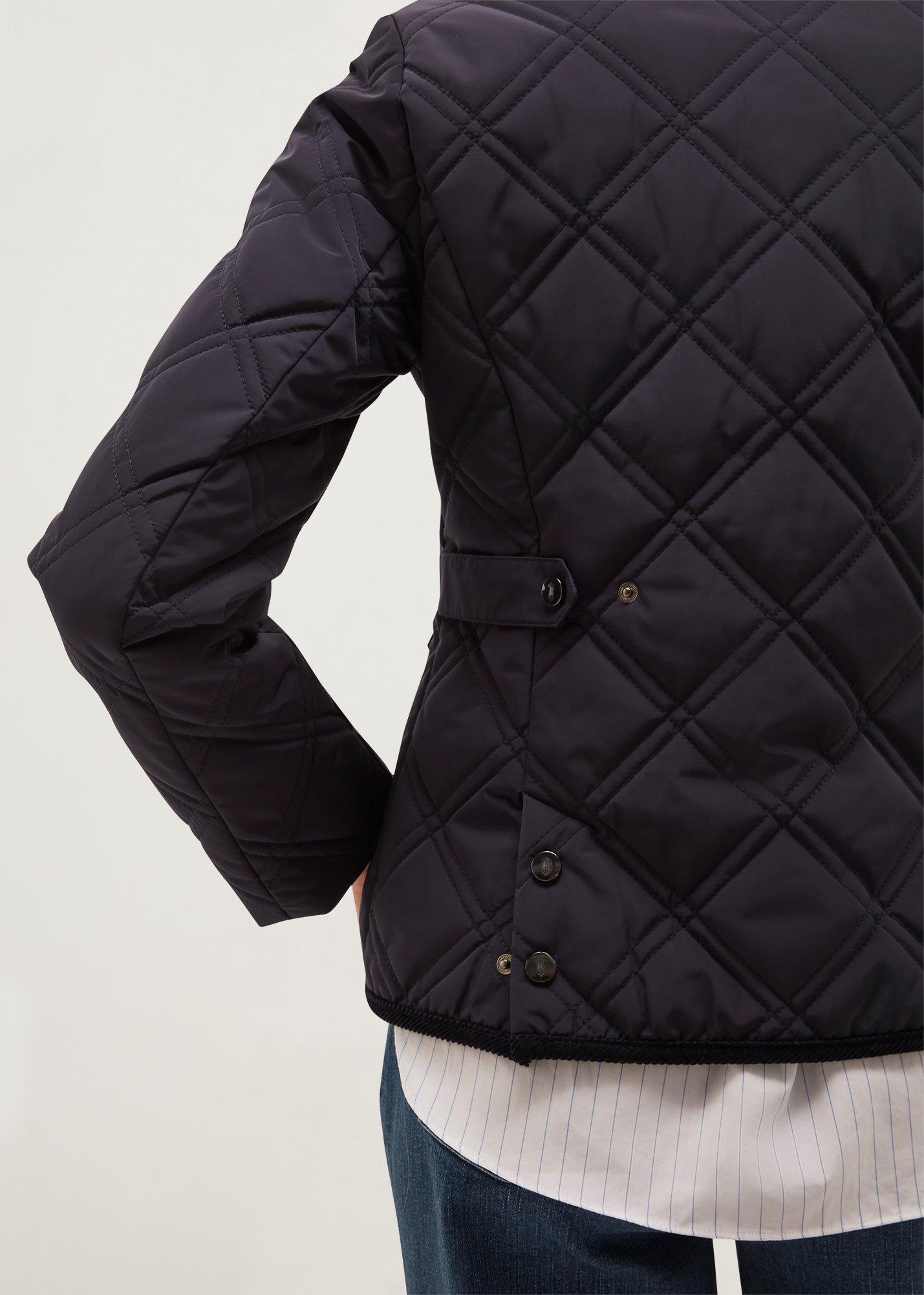 Sandra Quilted Puffer Jacket, Navy, hi-res