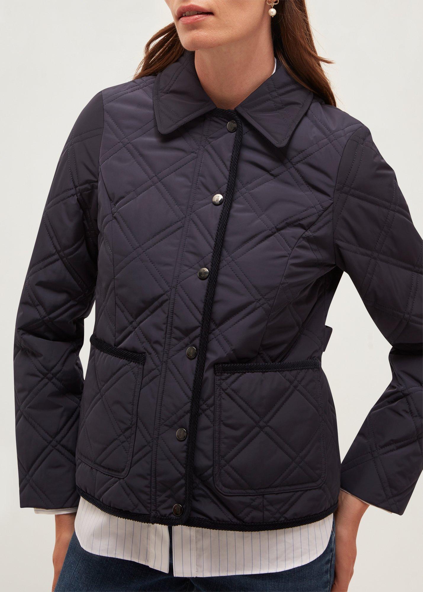 Sandra Quilted Puffer Jacket, Navy, hi-res