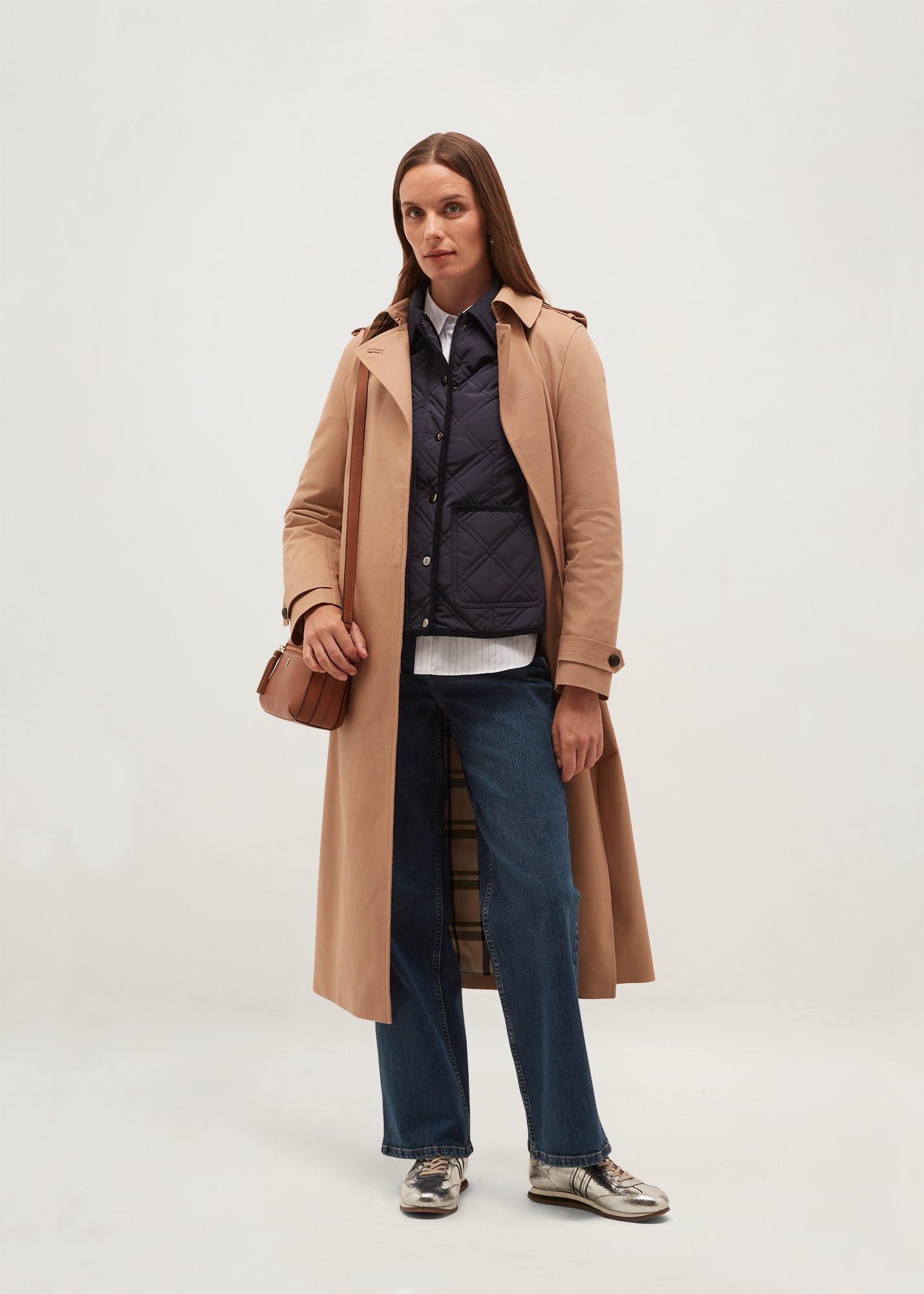 Sandra Quilted Puffer Jacket, Navy, hi-res