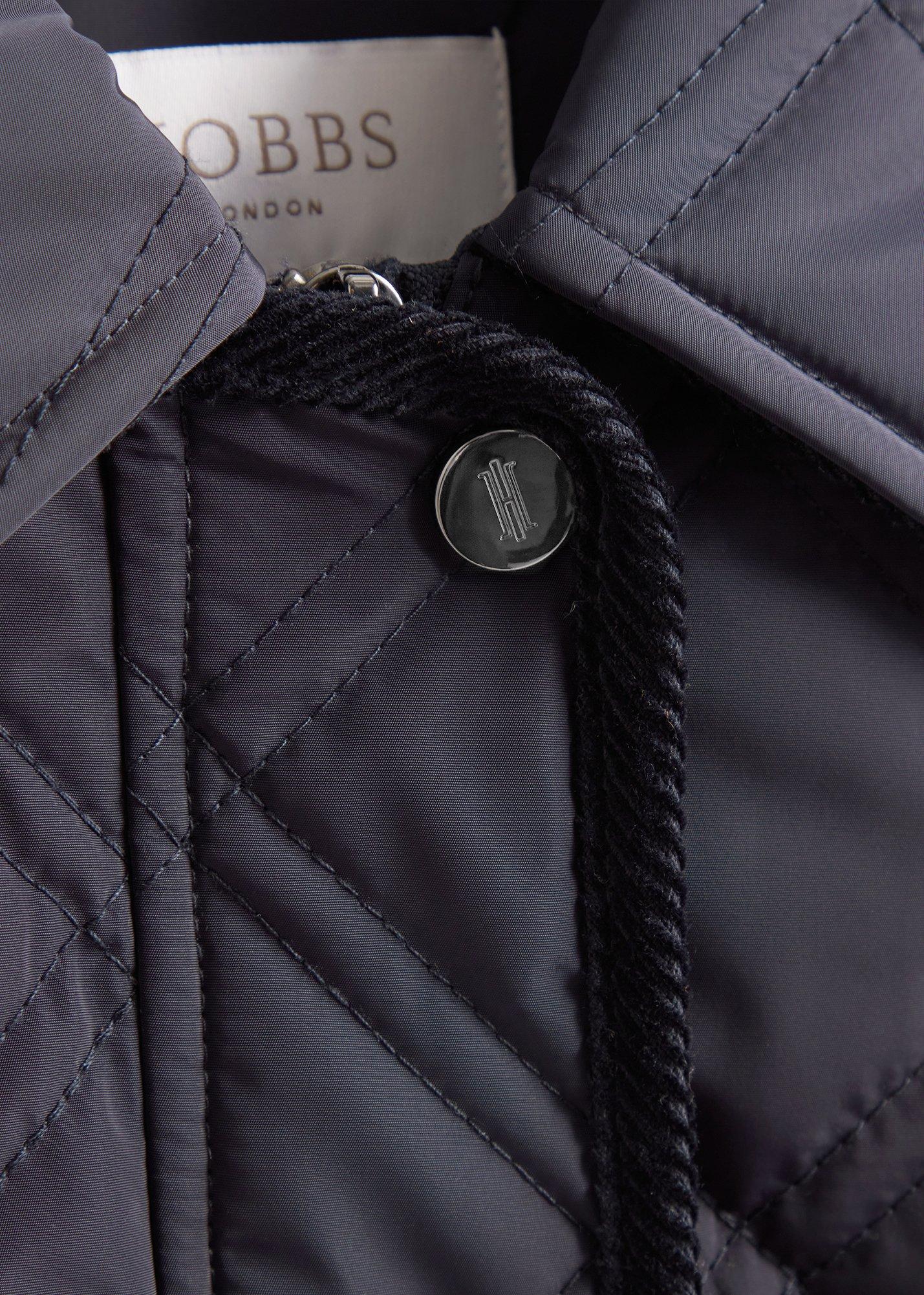Sandra Quilted Puffer Jacket, Navy, hi-res