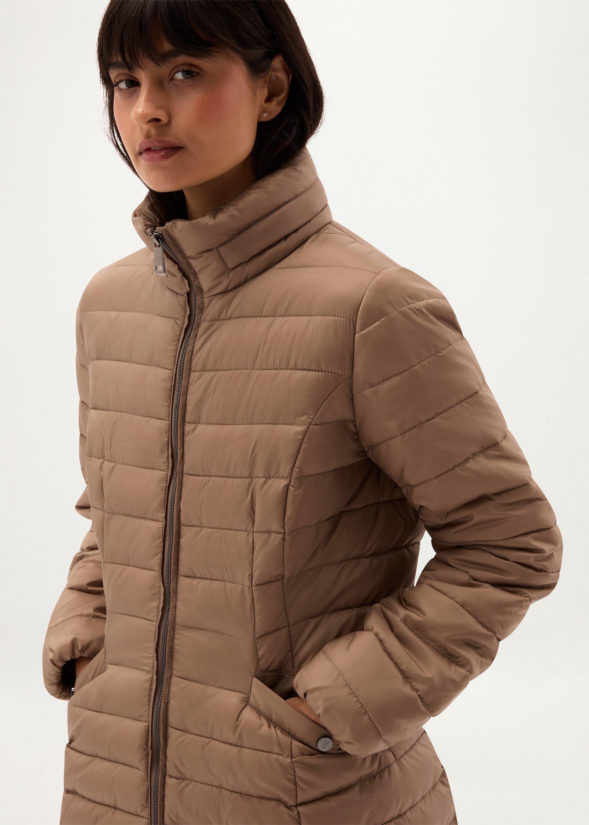 Sonya Water Resistant Puffer, Mink Brown, hi-res
