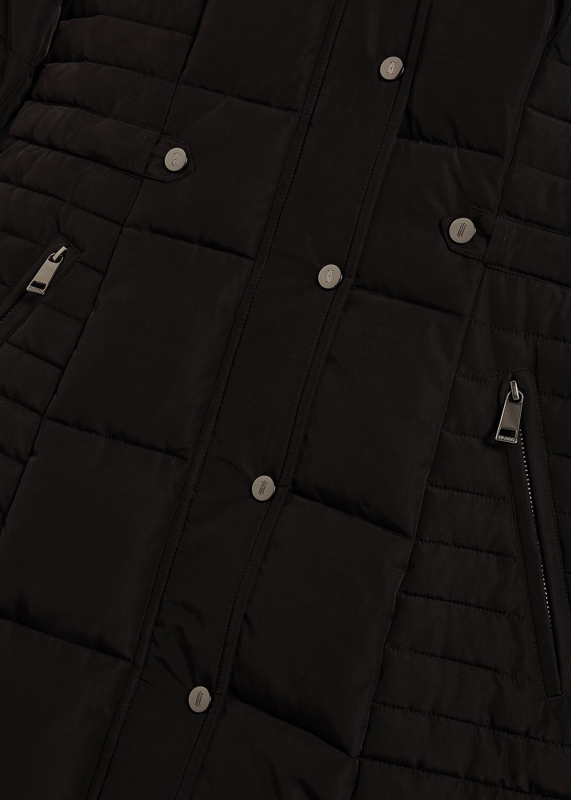 Jayde Water Resistant Puffer, Black, hi-res
